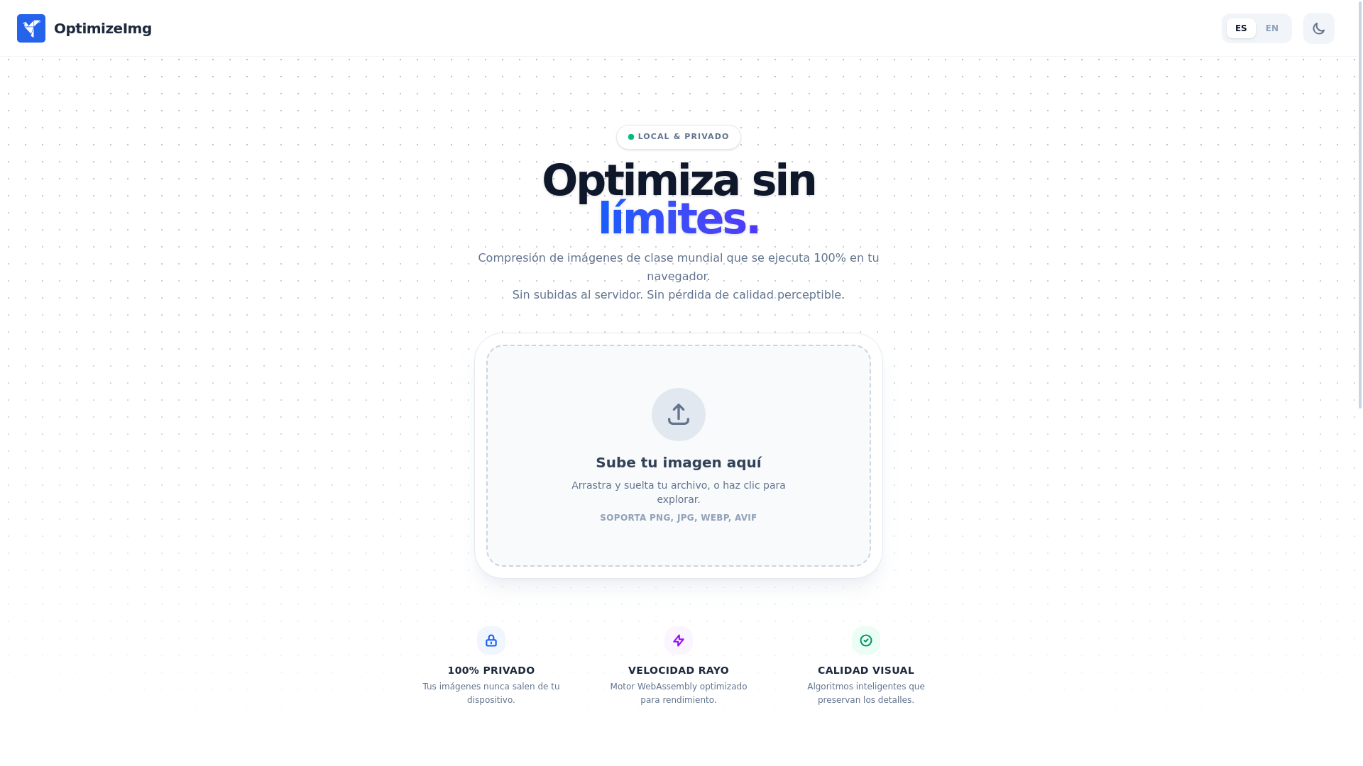 website screenshot of https://optimizeimg.pages.dev/