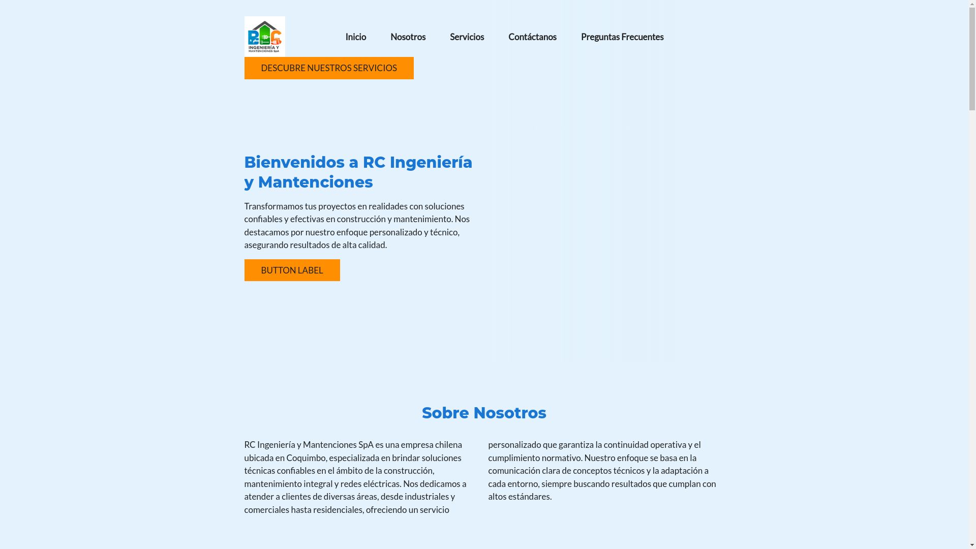 website screenshot of https://rcingenieriam.cl/