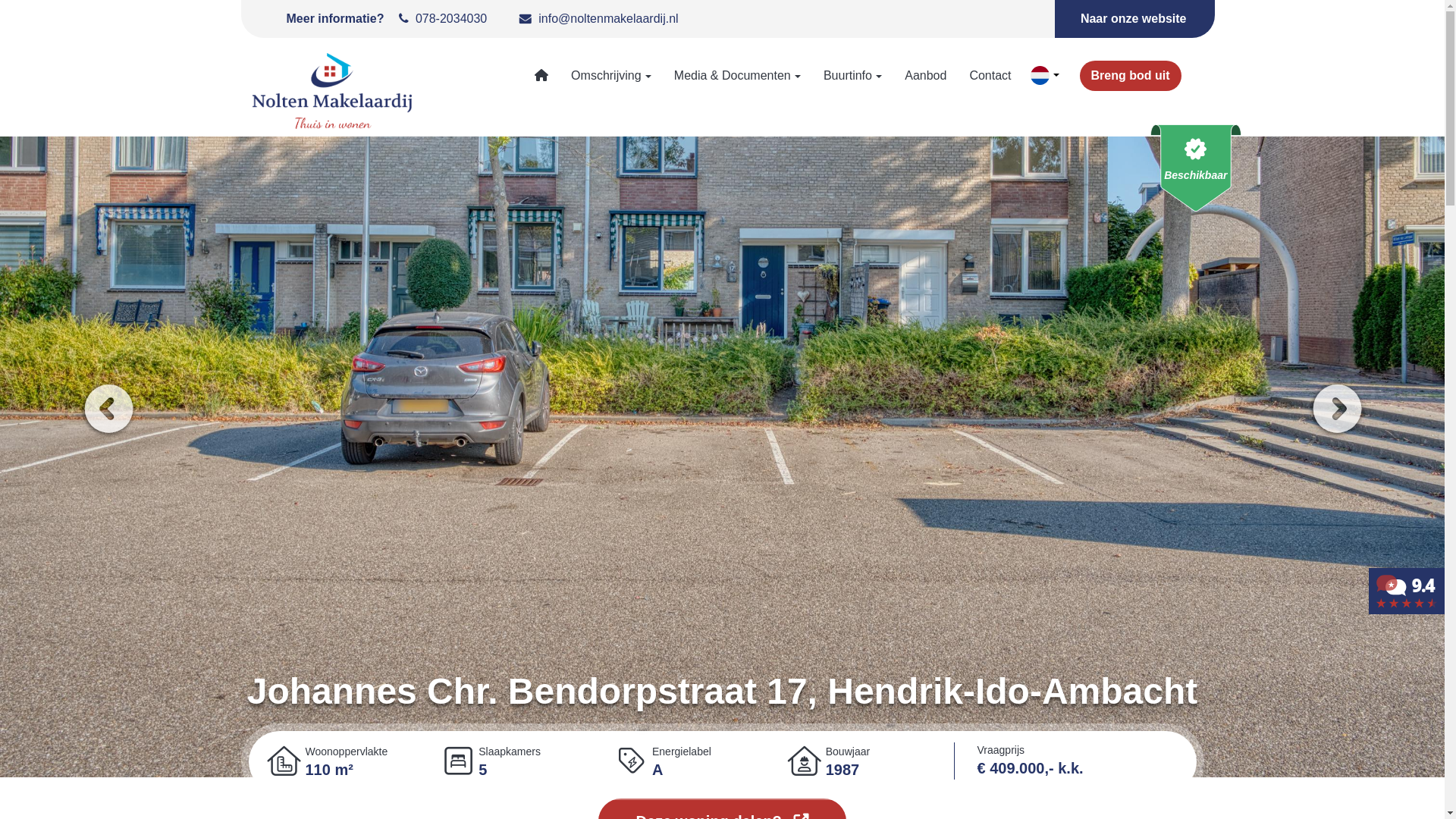 website screenshot of https://johanneschrbendorpstraat17.nl/