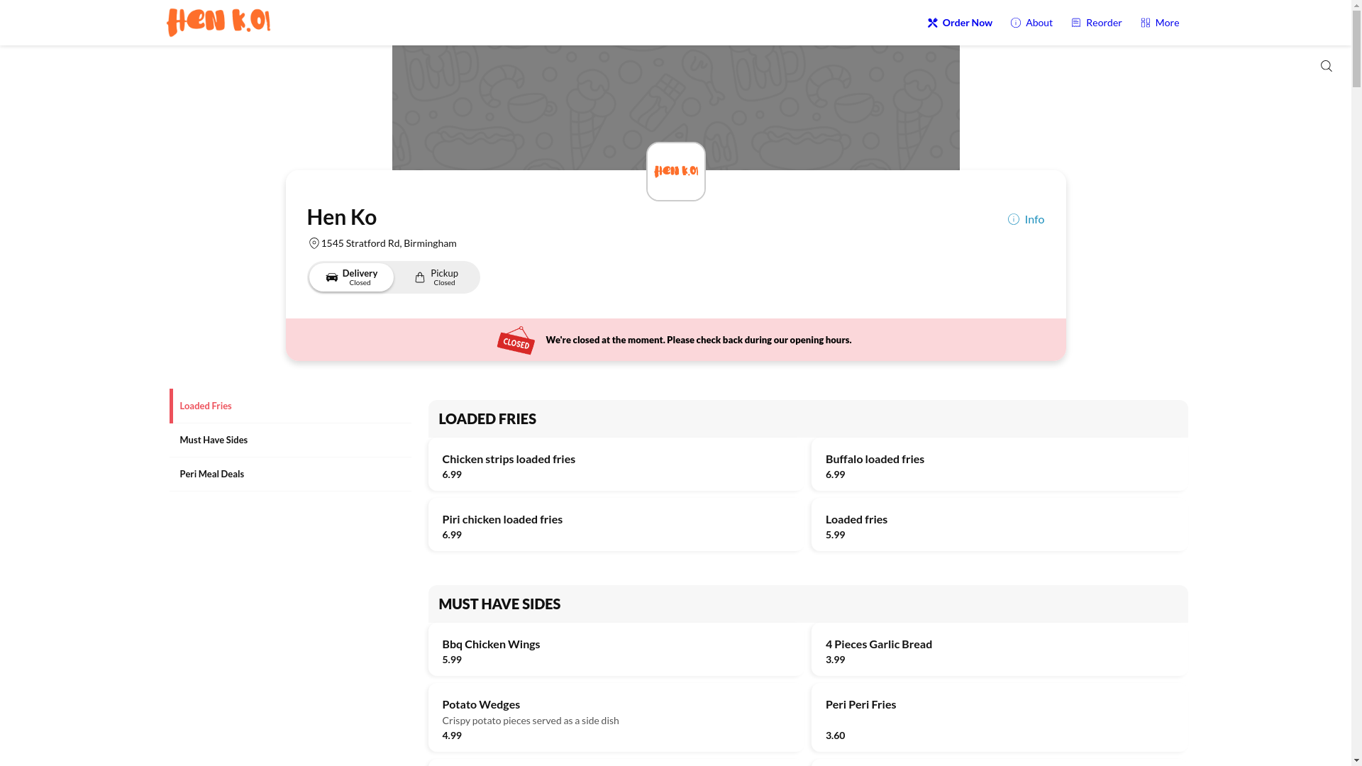 website screenshot of https://henkoonline.co.uk/