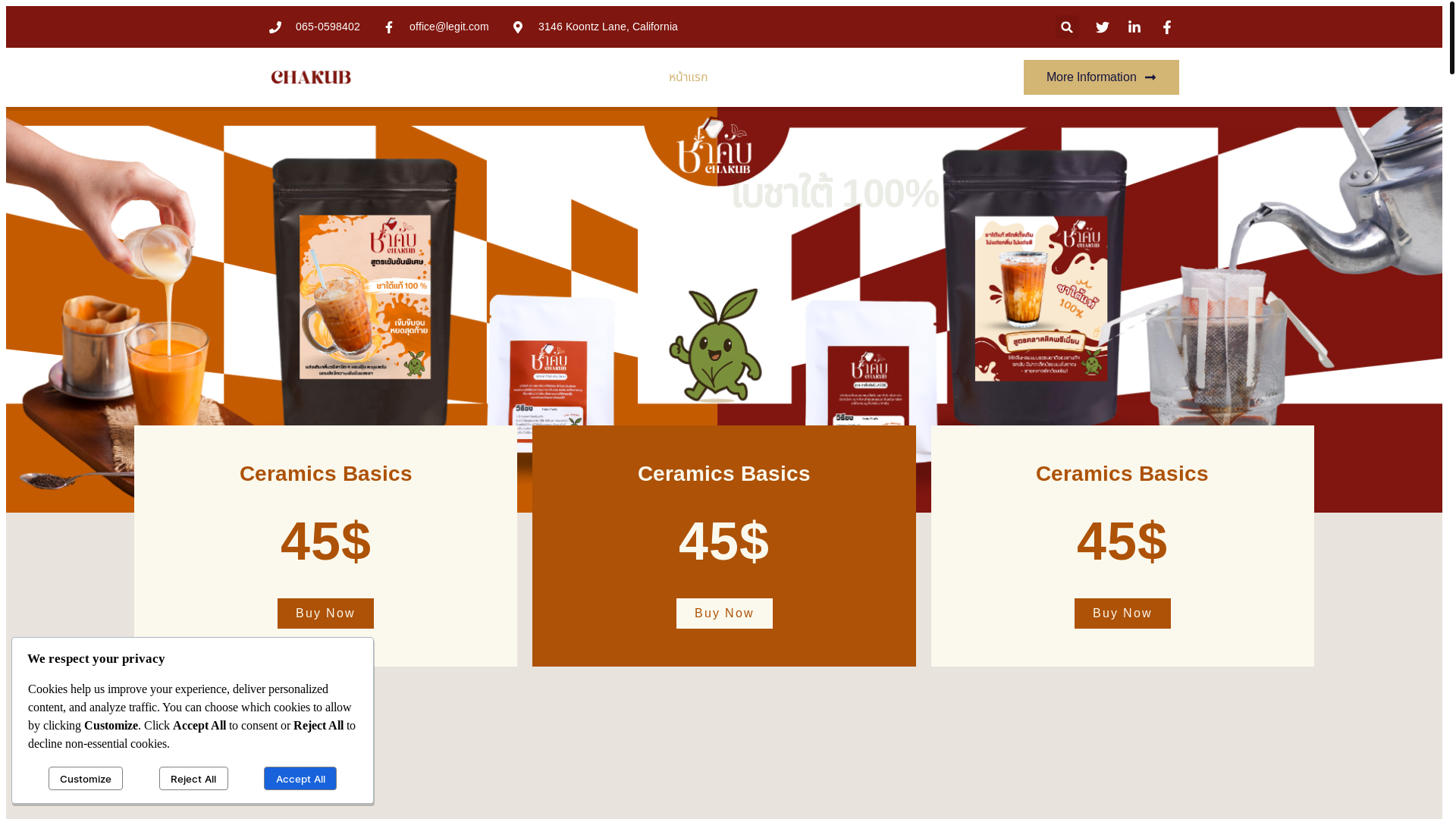 website screenshot of https://chakub.com/