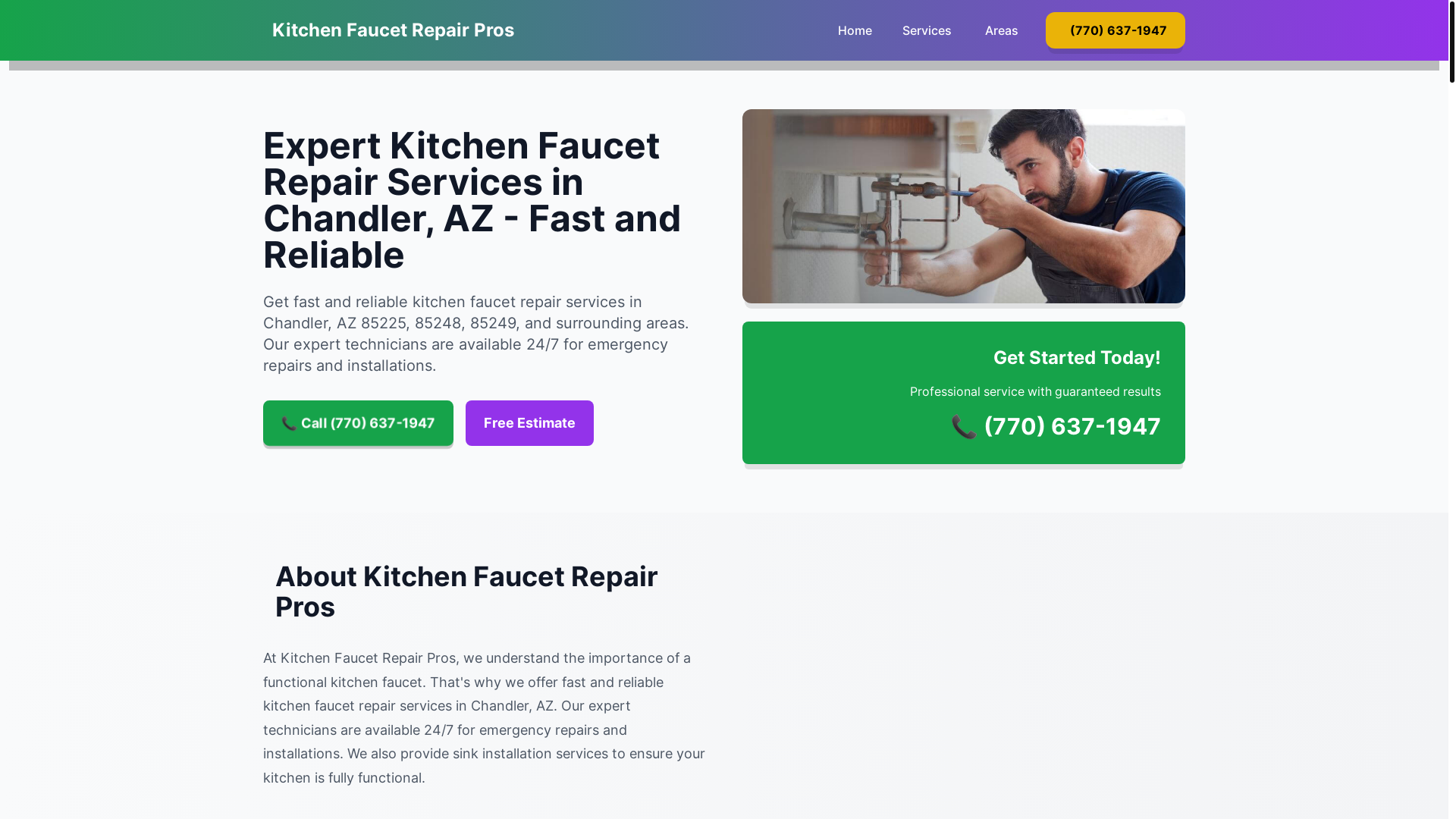 website screenshot of https://kitchen-faucet-repair-pros-chandler.pages.dev/