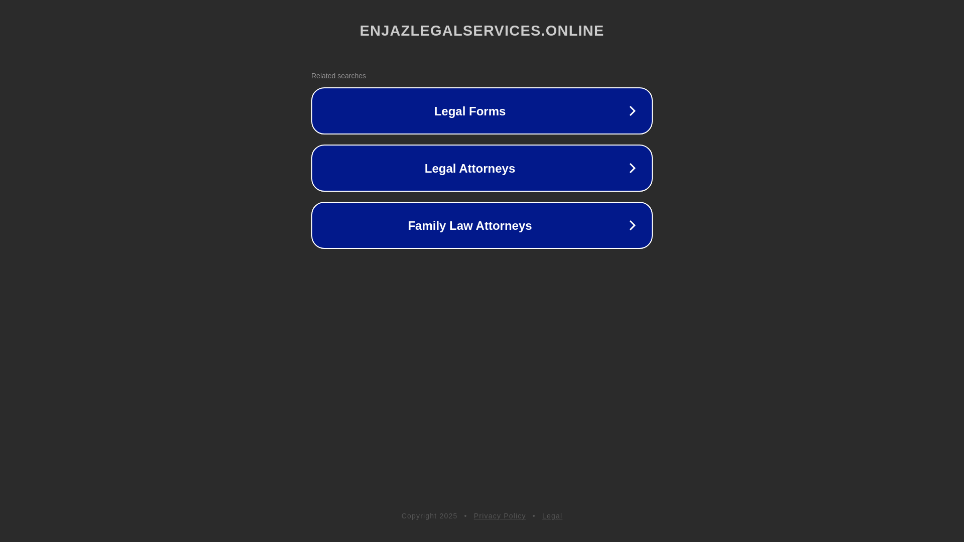 website screenshot of https://enjazlegalservices.online/