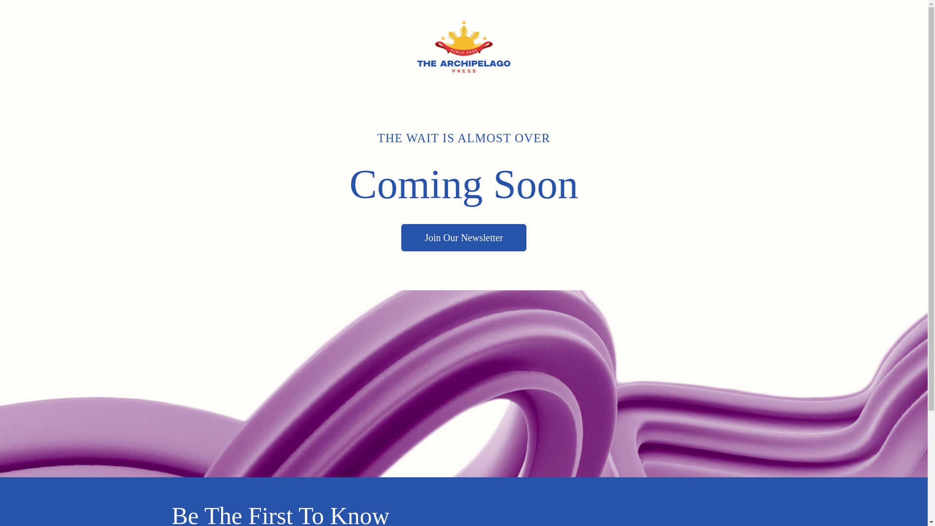 website screenshot of https://thearchipelagopress.com/