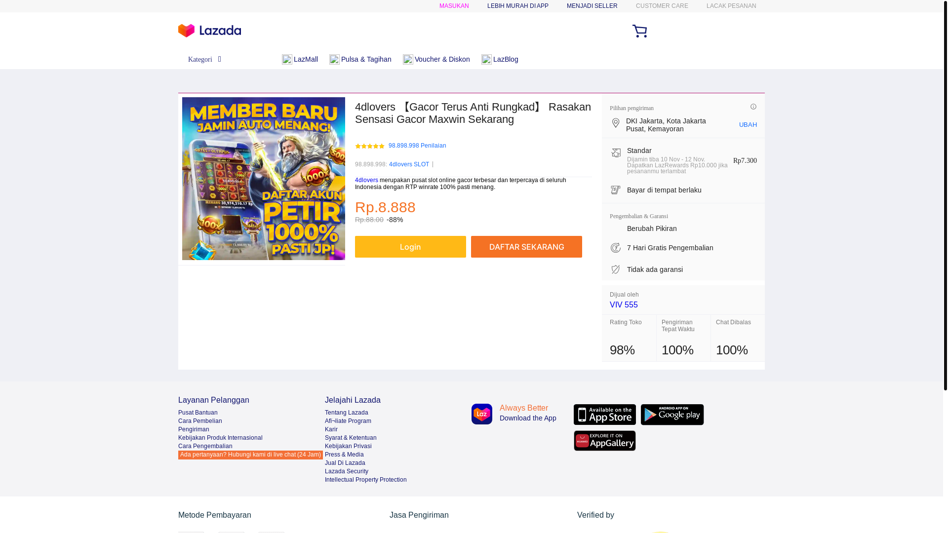 website screenshot of https://www.4dlovers.org