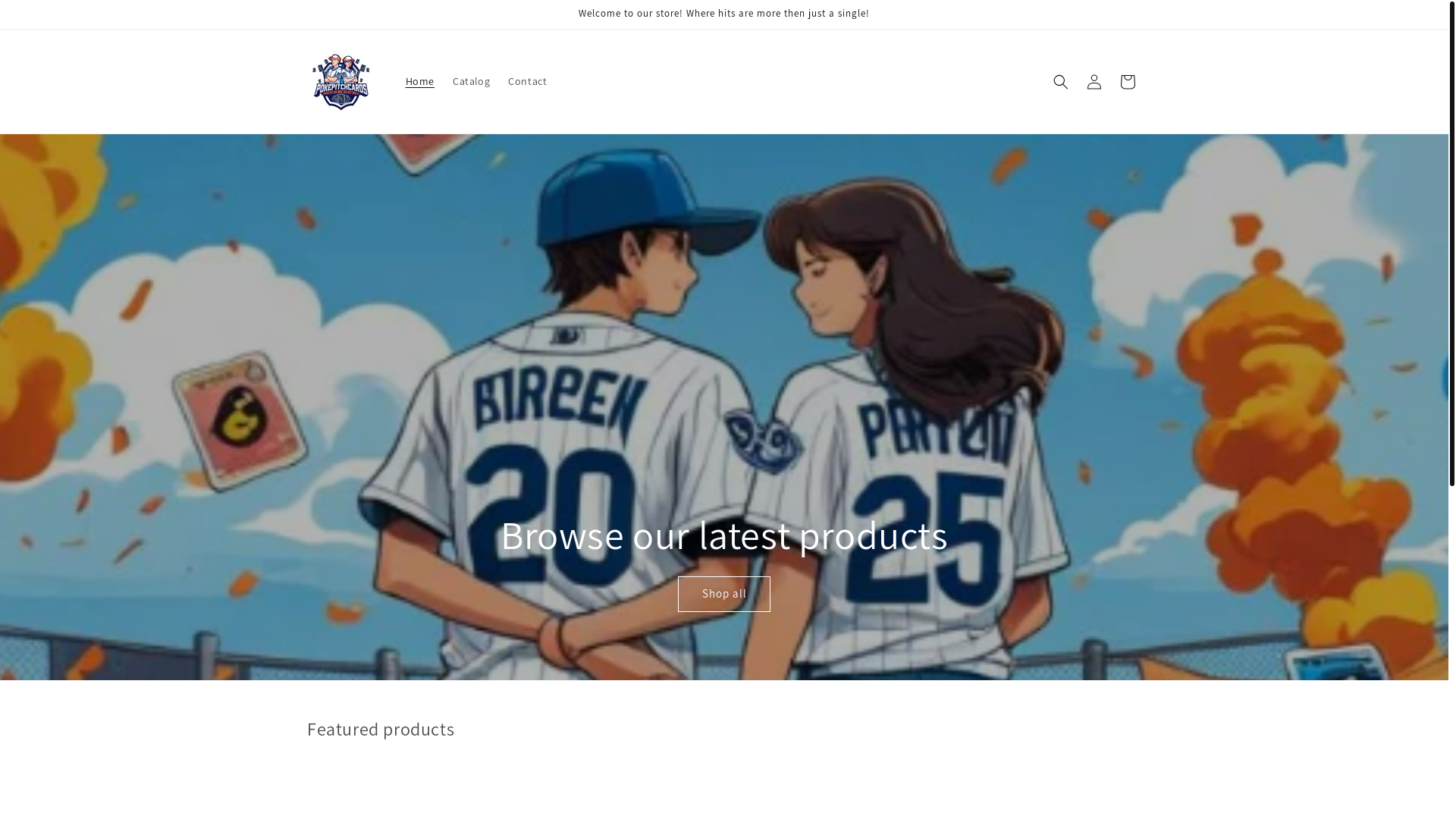 website screenshot of https://pokepitchcards.com/