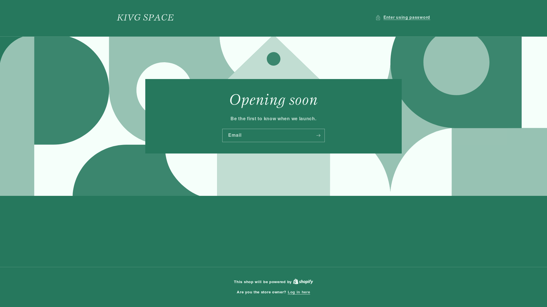 website screenshot of https://kivgmerch.com/