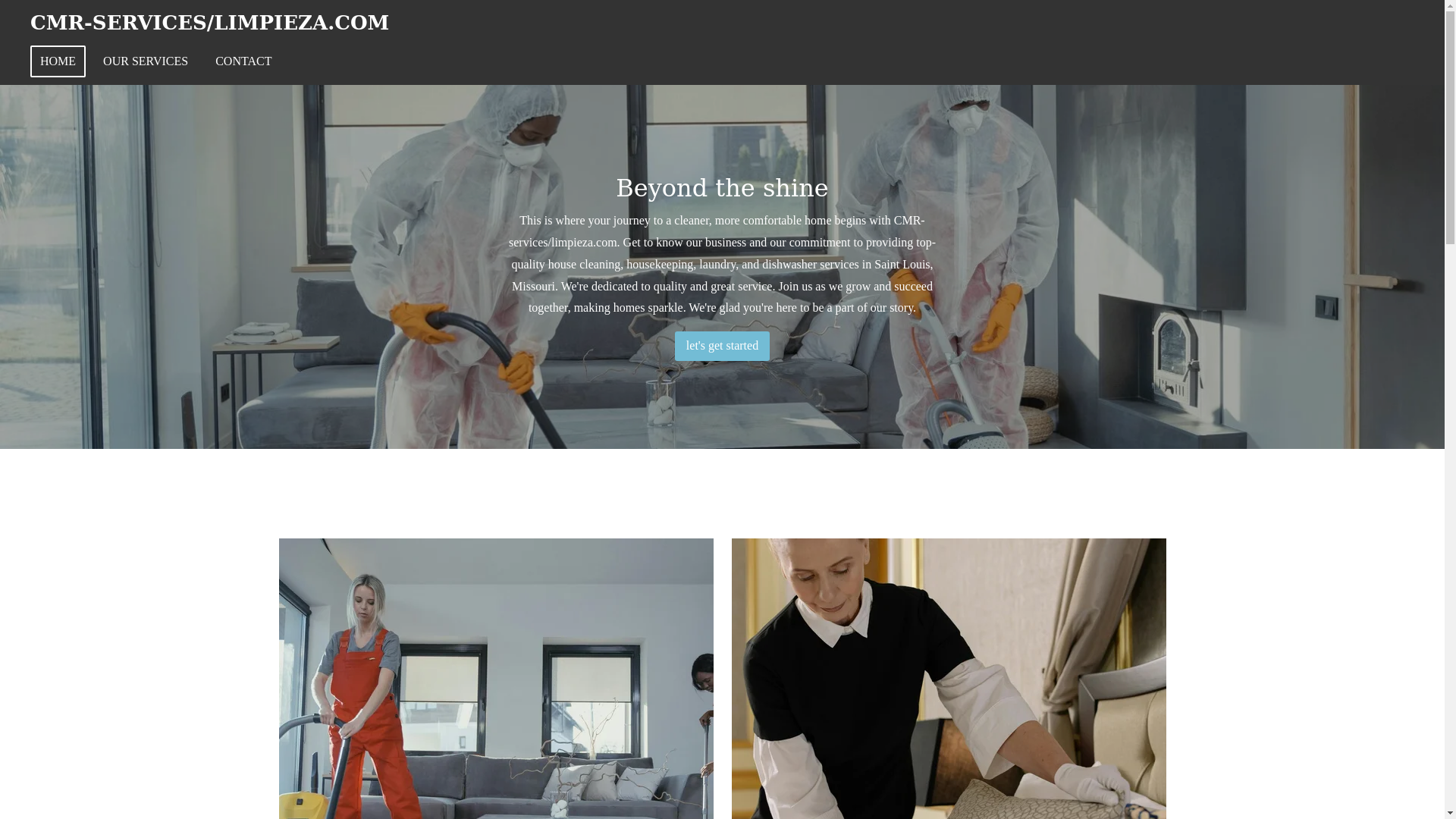 website screenshot of https://cmr-services-limpieza.net/
