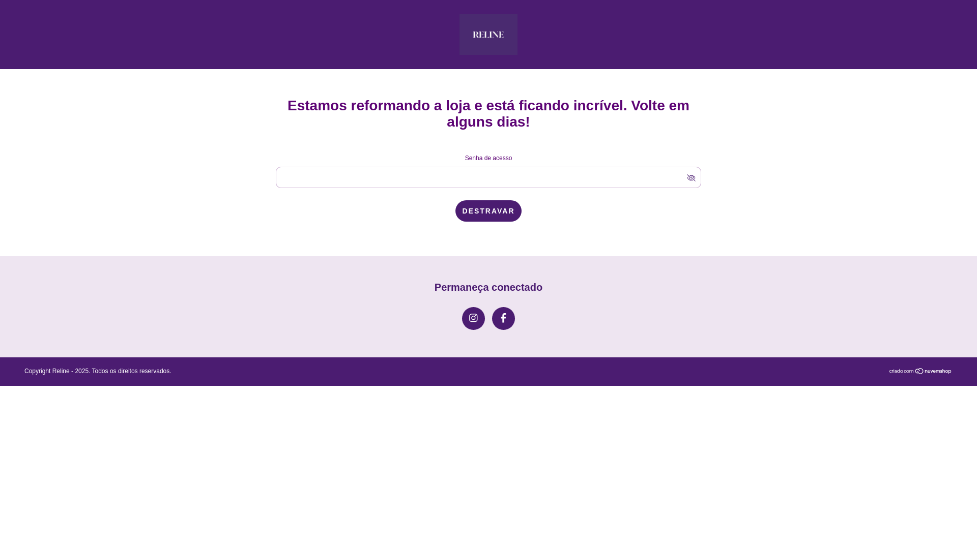 website screenshot of https://vistaareline.com.br/