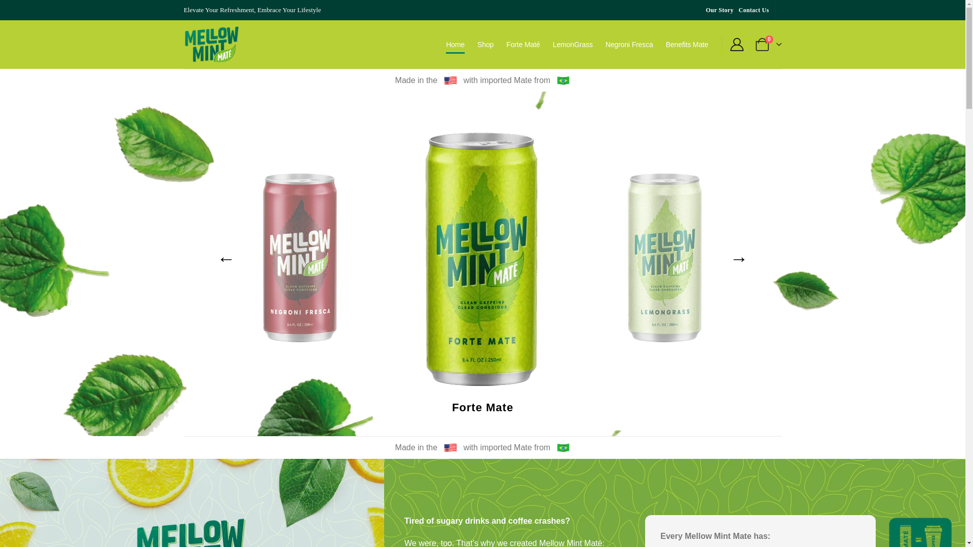 website screenshot of https://mellowmintmate.com/