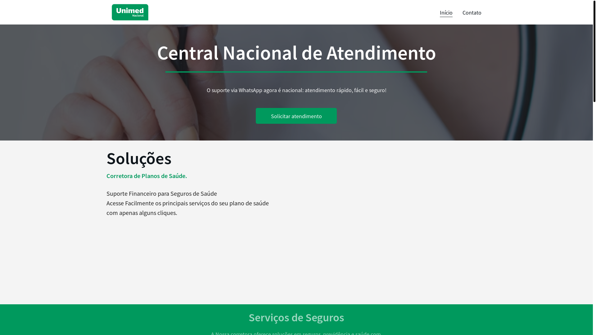website screenshot of https://atendimentomedunicoop.site/