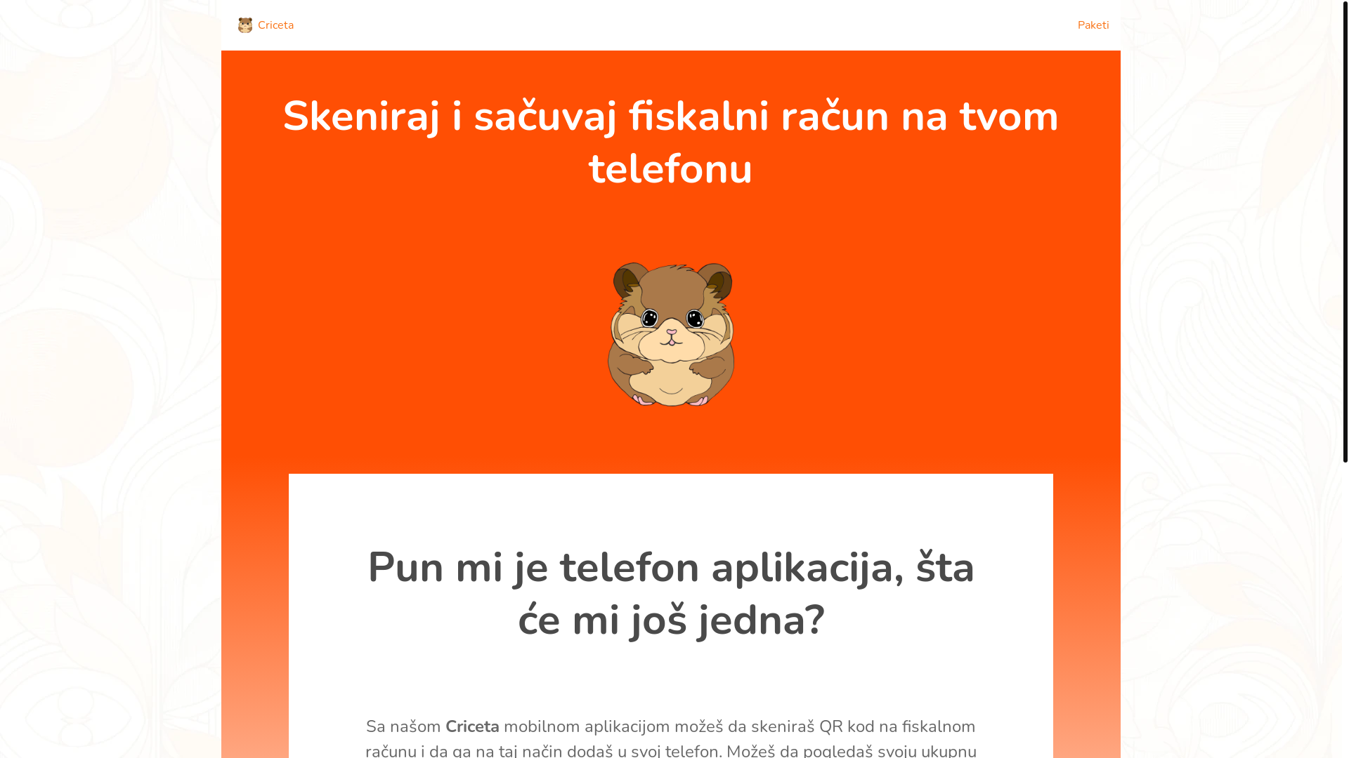 website screenshot of https://criceta-web.pages.dev/