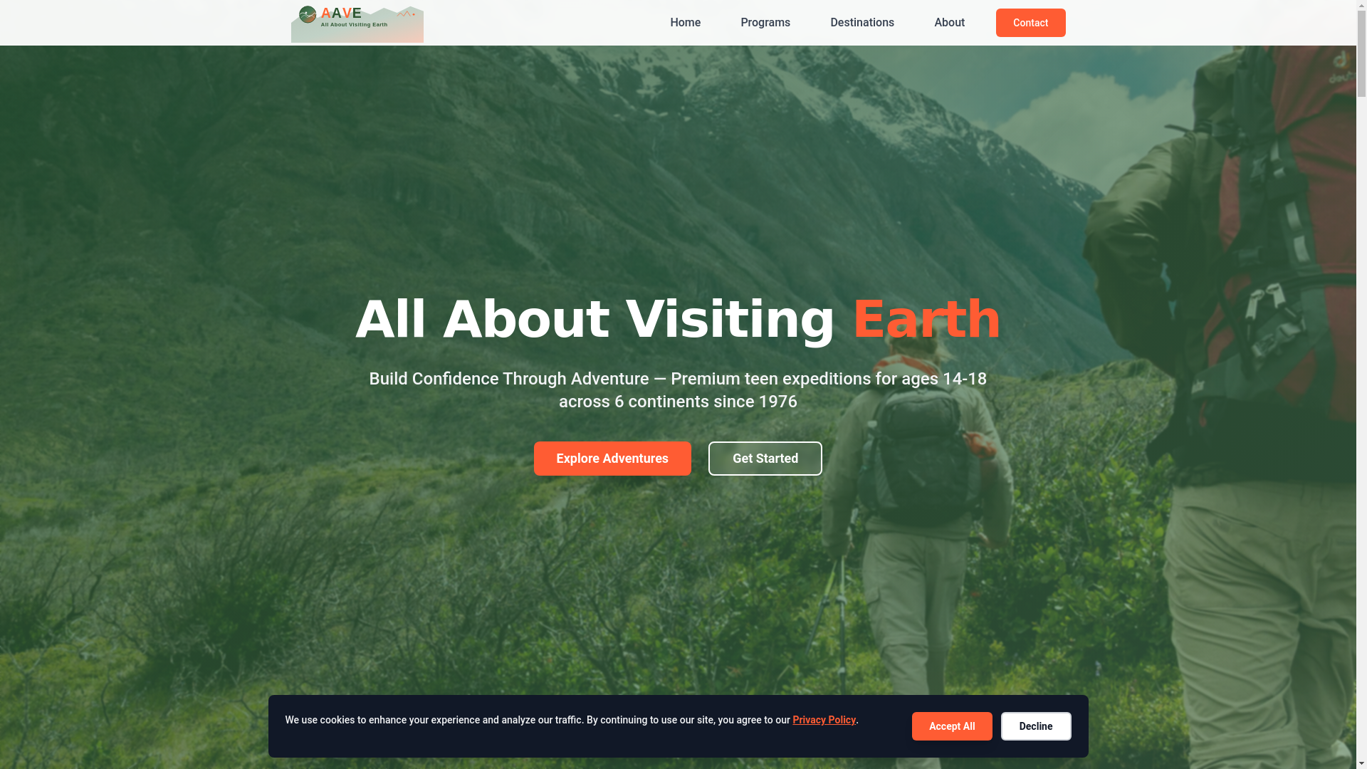 website screenshot of https://aaveveeucom.pages.dev/