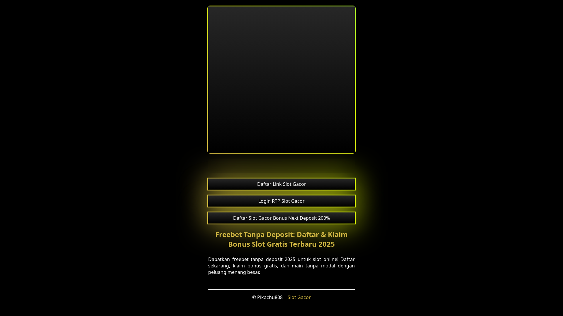 website screenshot of https://pikachuisback.pages.dev/