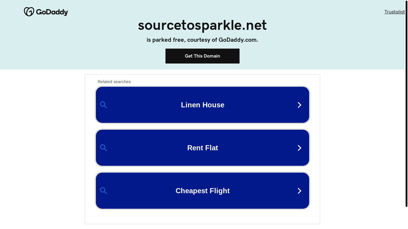 website screenshot of https://sourcetosparkle.net/