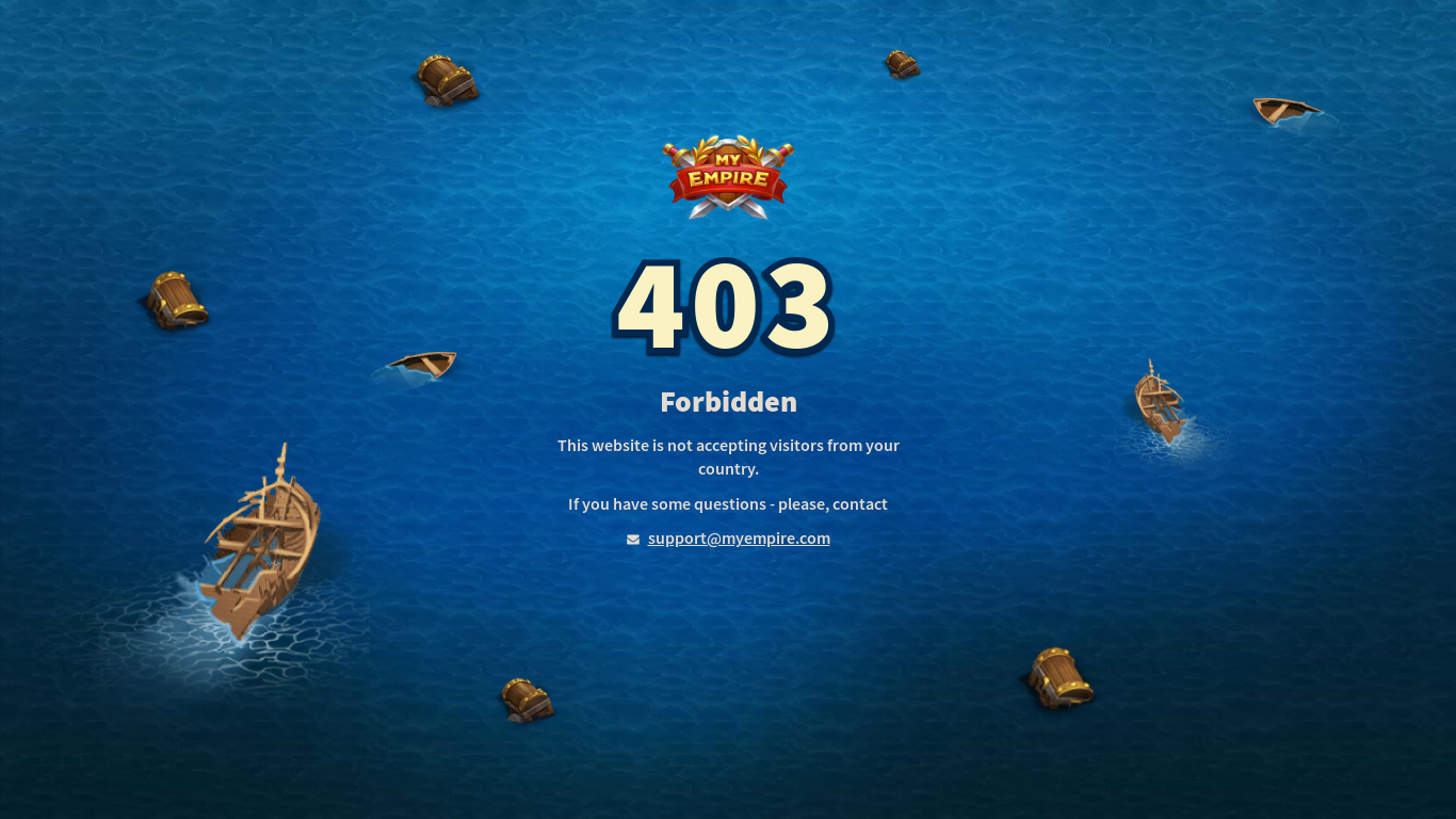 website screenshot of https://myempire-6189.com/