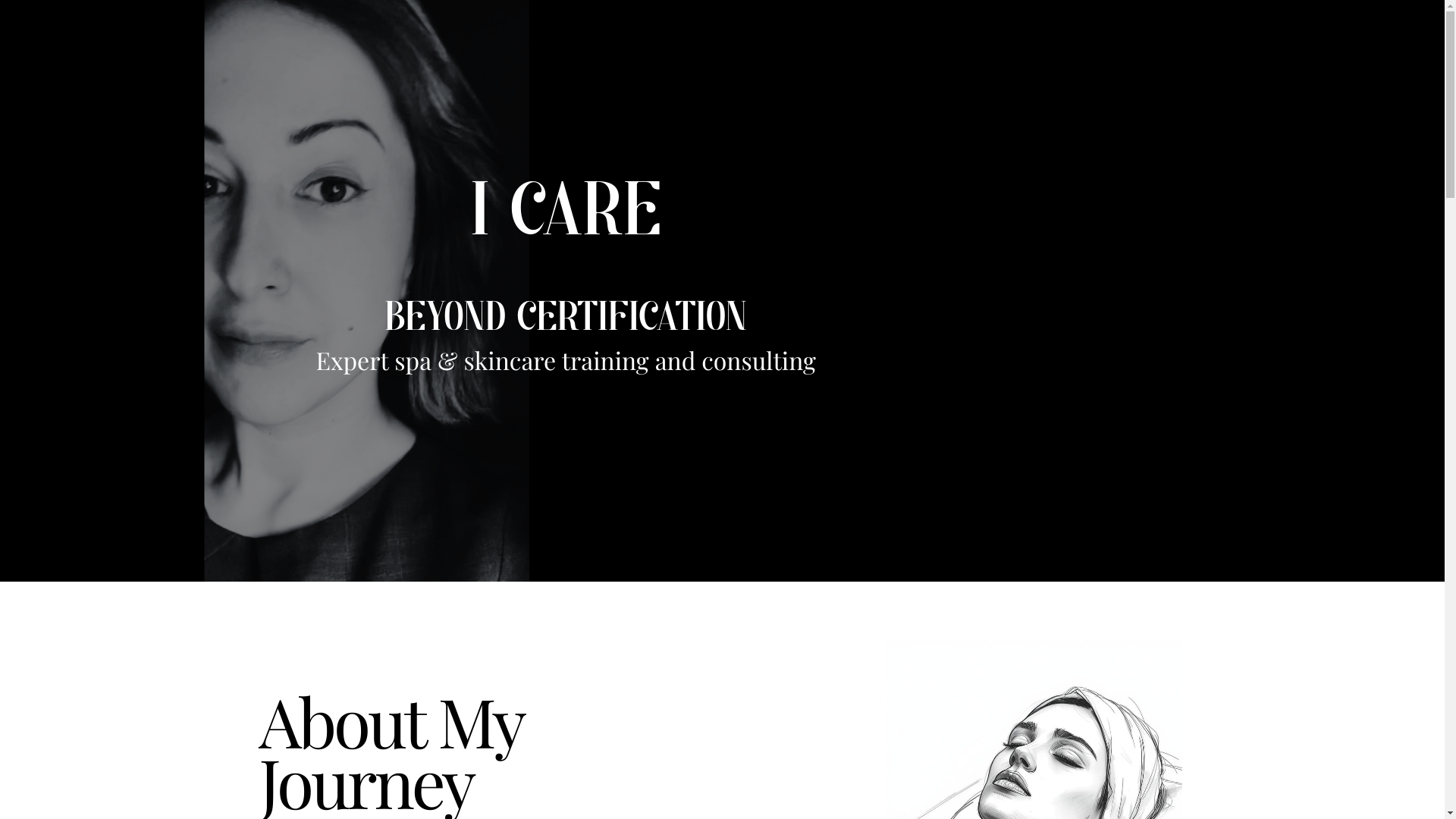 website screenshot of https://icarebc.com/