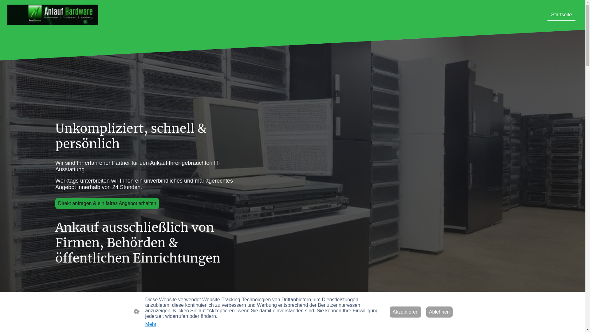website screenshot of https://server-entsorgung.de/
