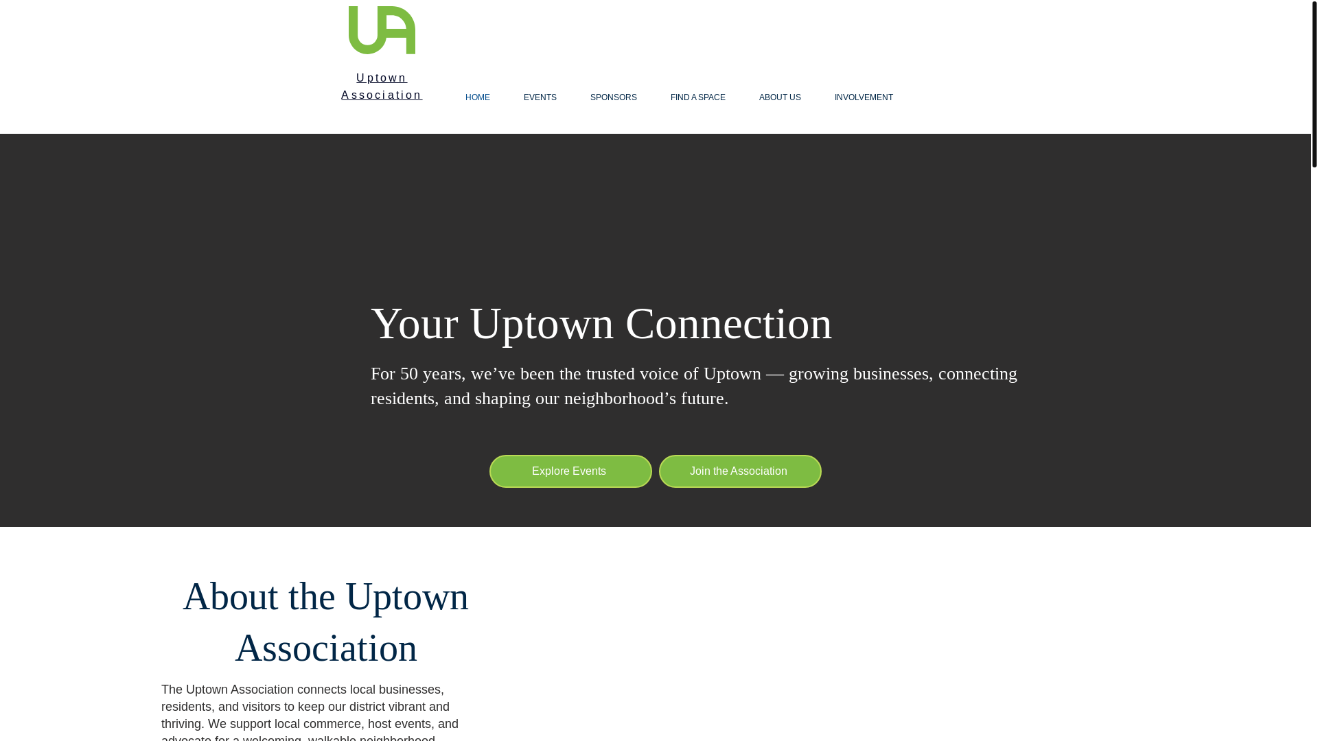 website screenshot of https://mockuptownassociation.com/