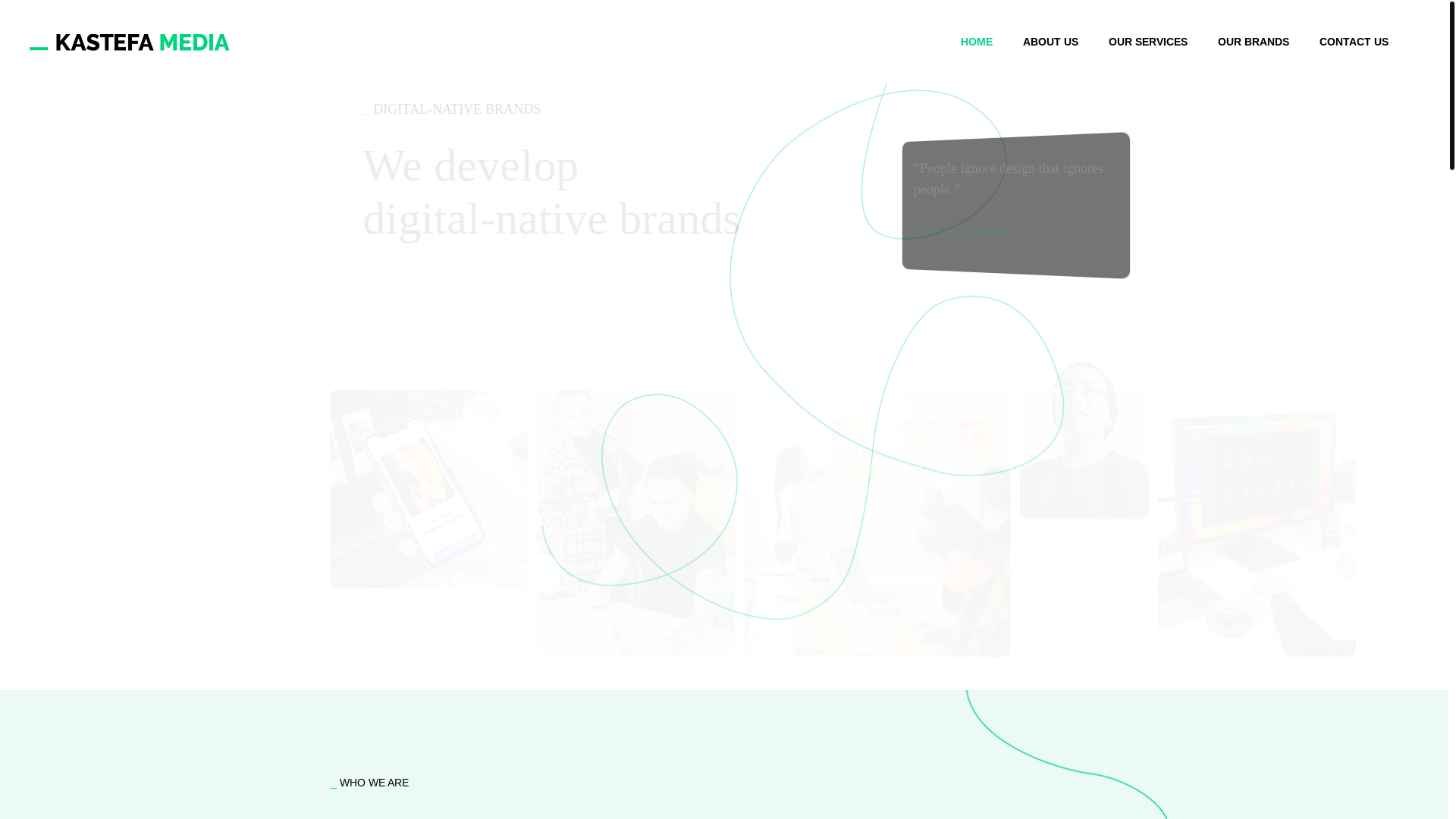 website screenshot of https://kastefamedia.pages.dev/