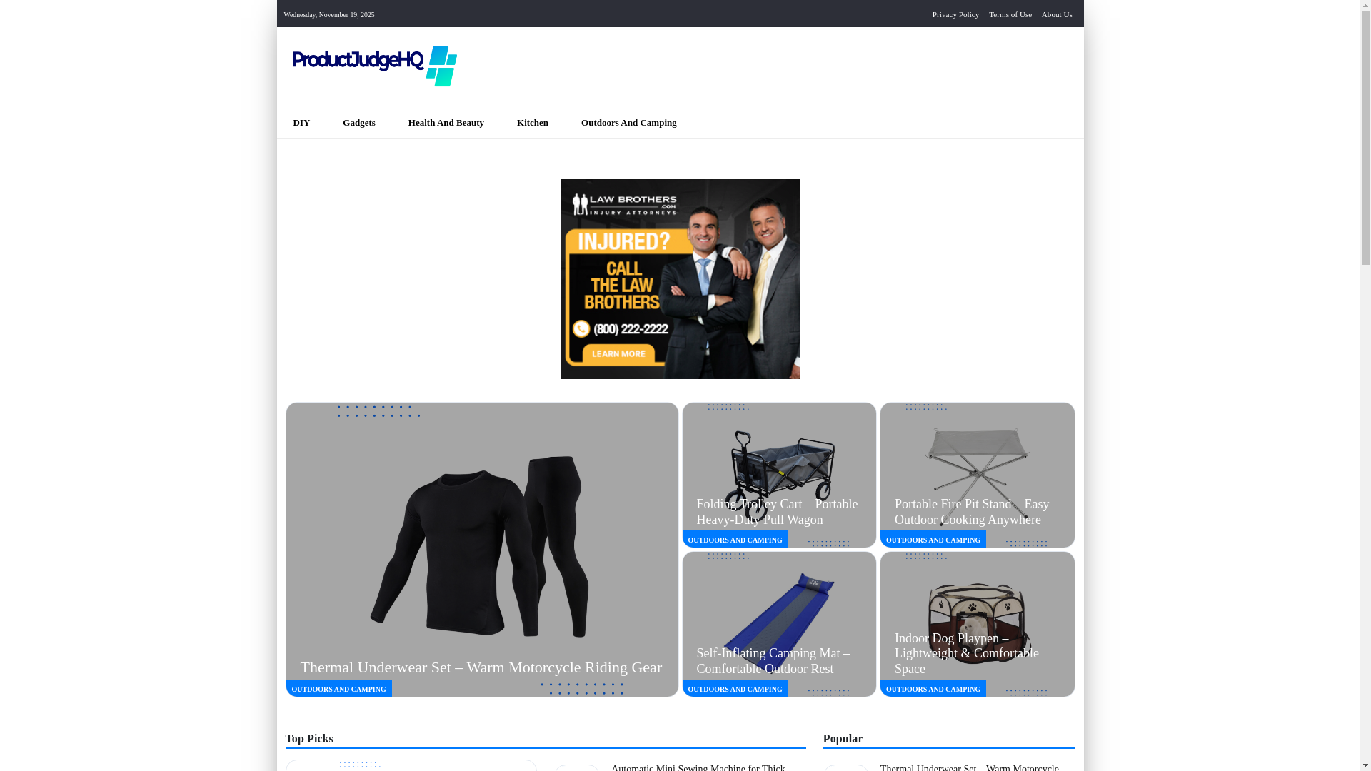 website screenshot of https://productjudgehq.com/