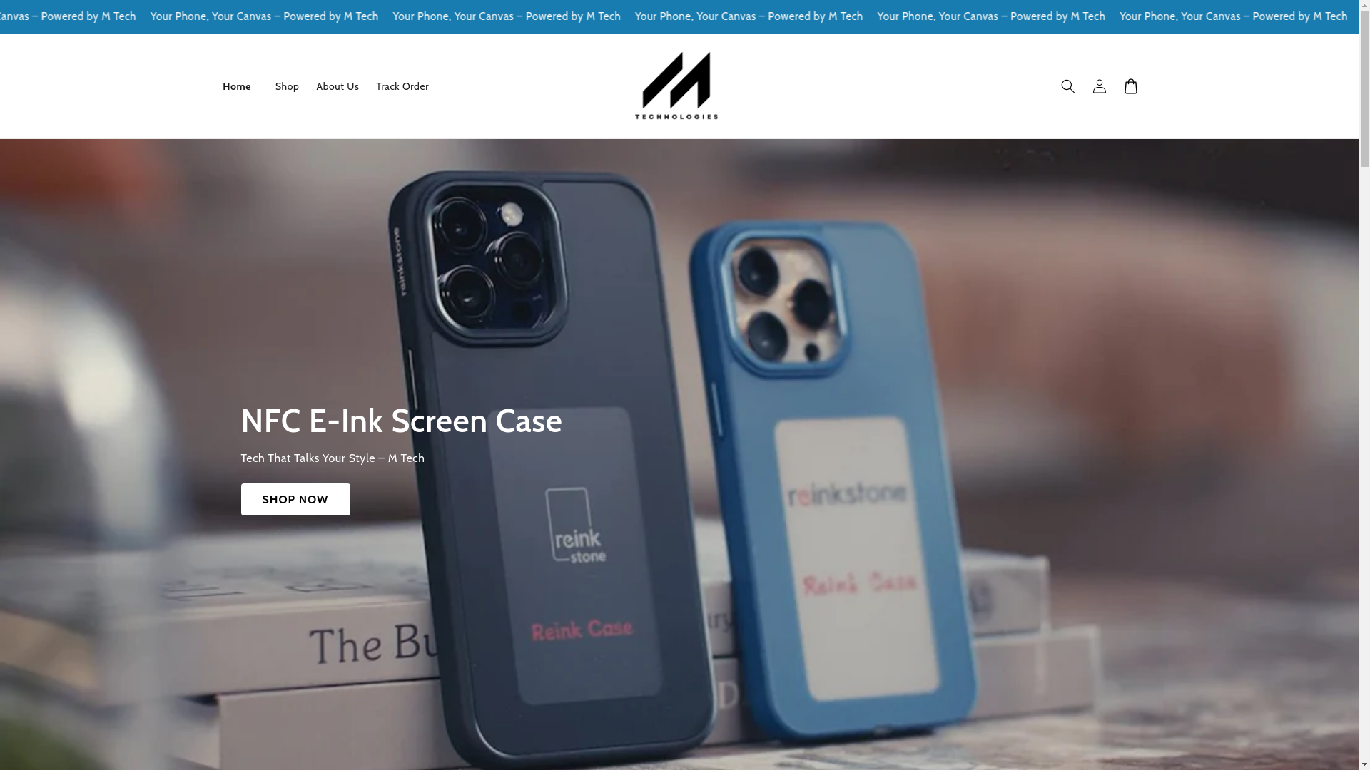 website screenshot of https://mtechmy.store/