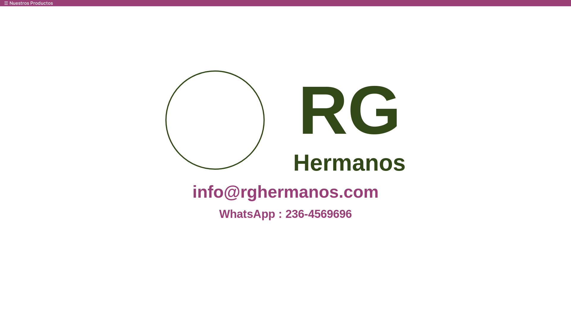 website screenshot of https://rghermanos.pages.dev/
