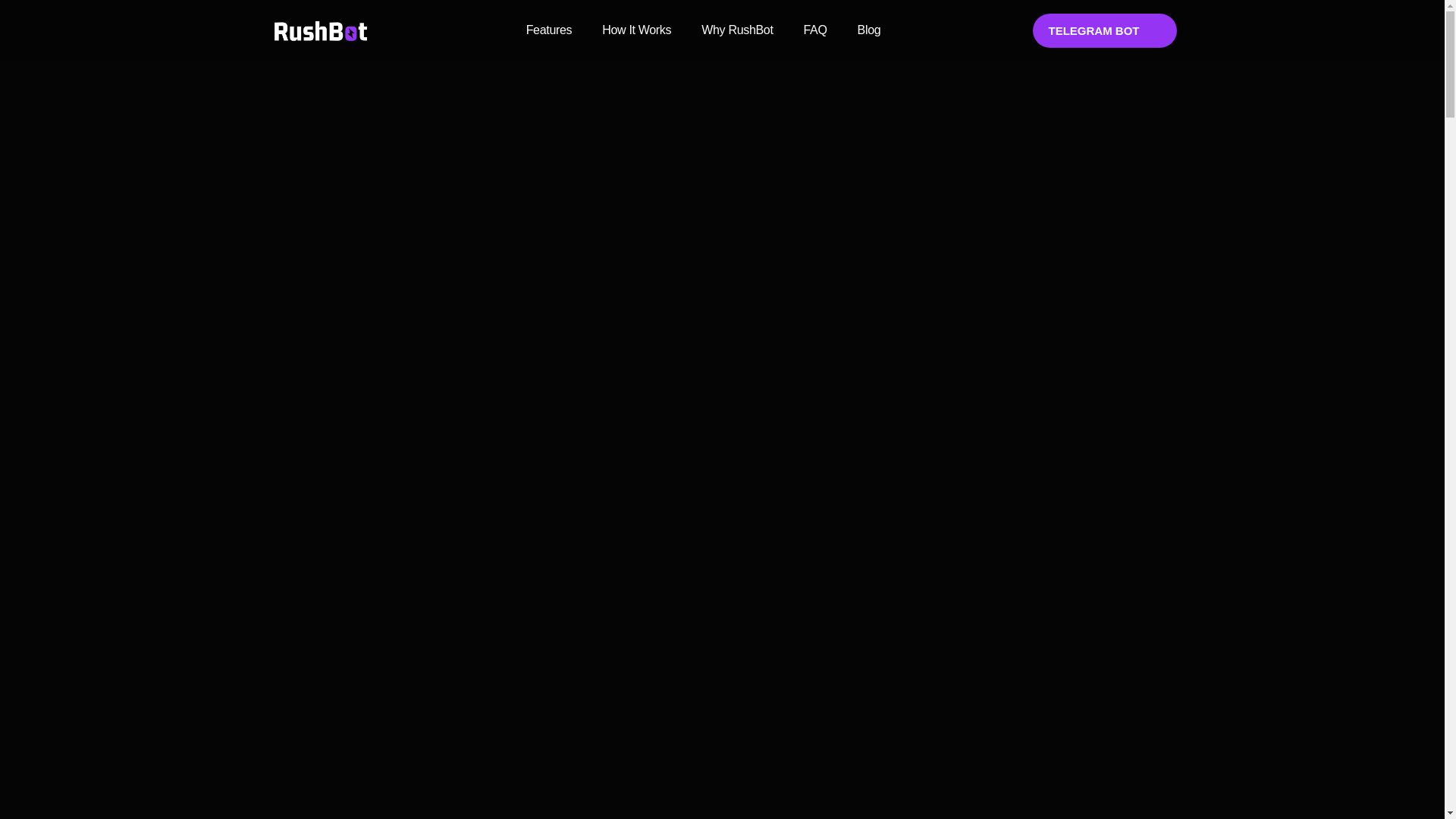 website screenshot of https://letsrush.fun/