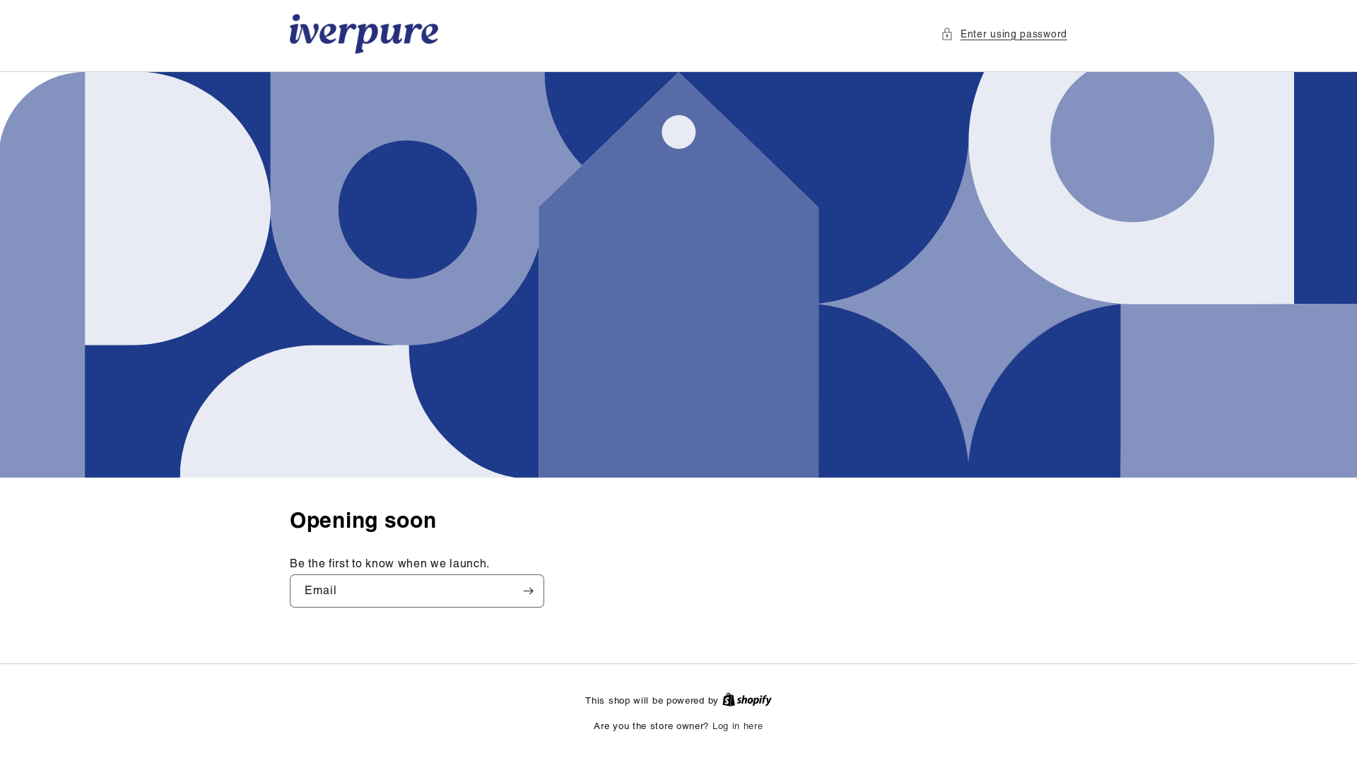 website screenshot of https://iverpure.shop/