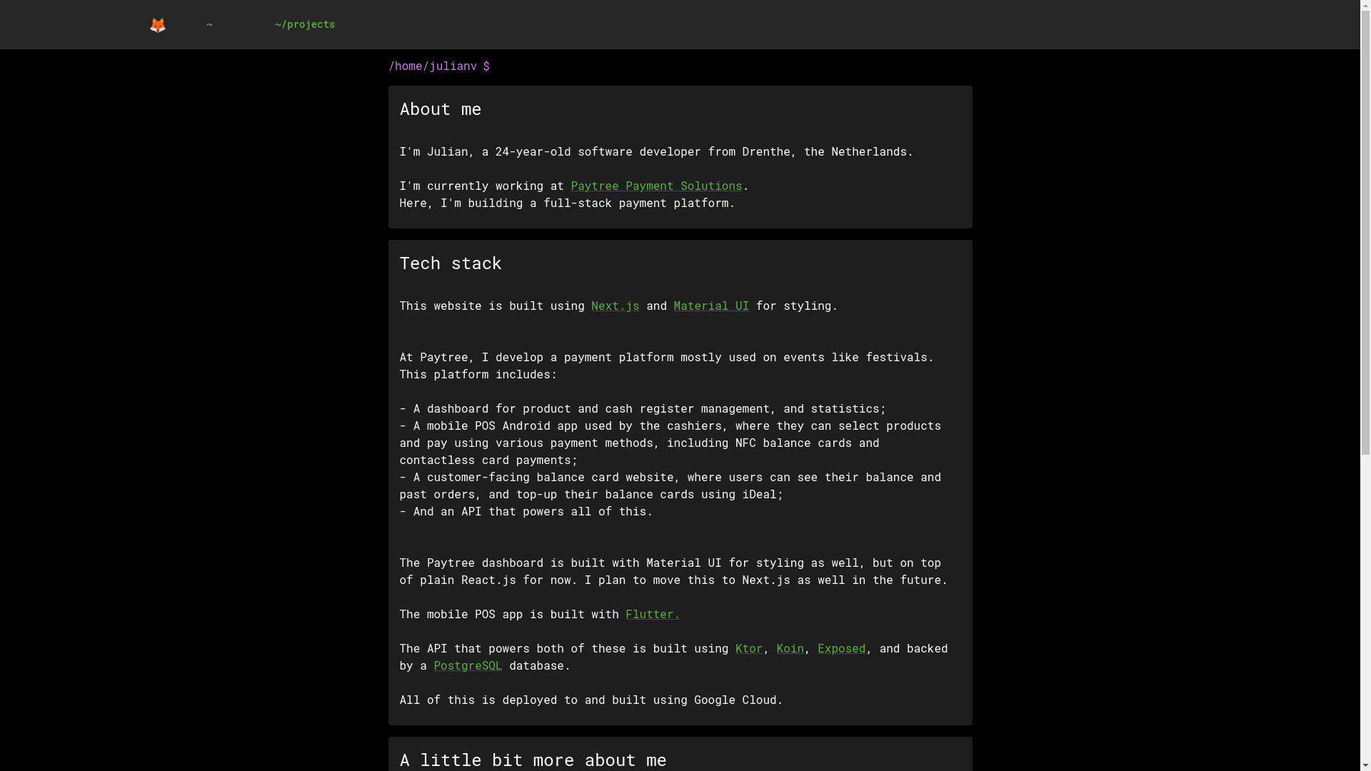 website screenshot of https://julianvos-nl.pages.dev/