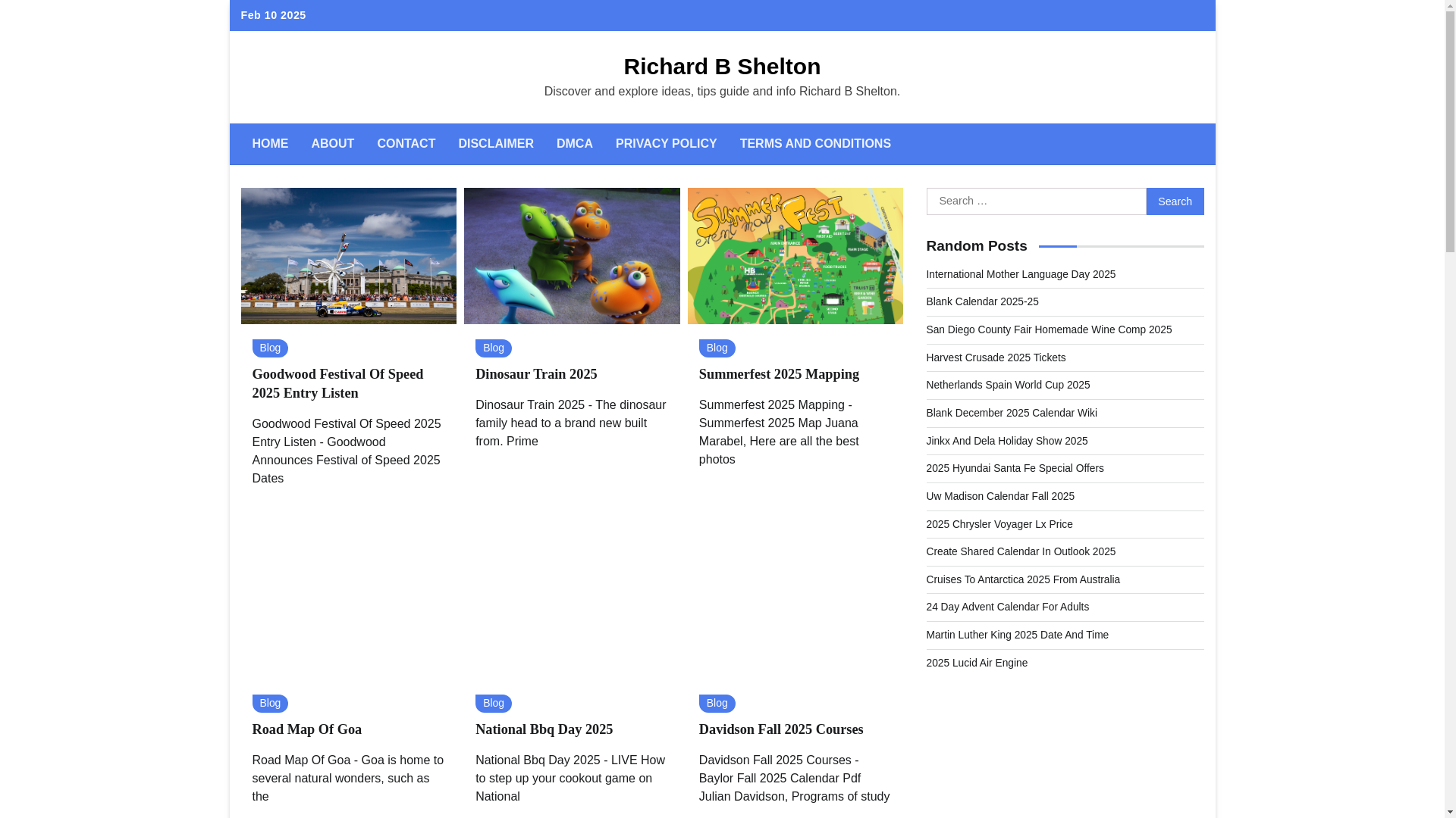 website screenshot of https://richardbsheltonm.pages.dev/