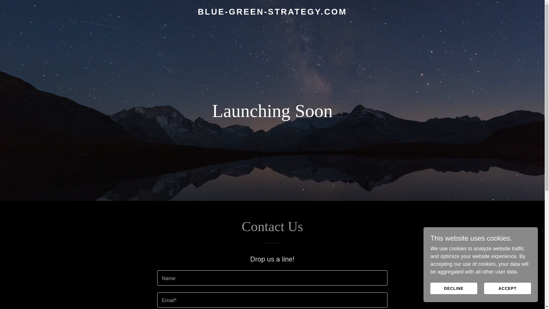 website screenshot of https://blue-green-strategy.com/