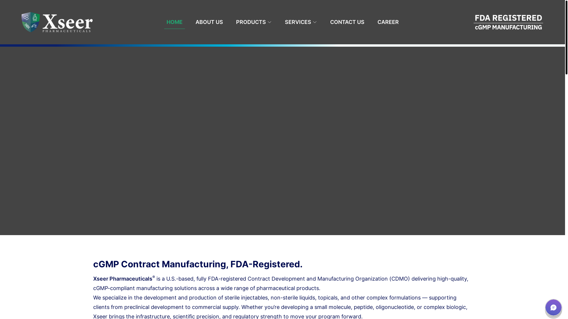 website screenshot of https://xseerpharma.info/