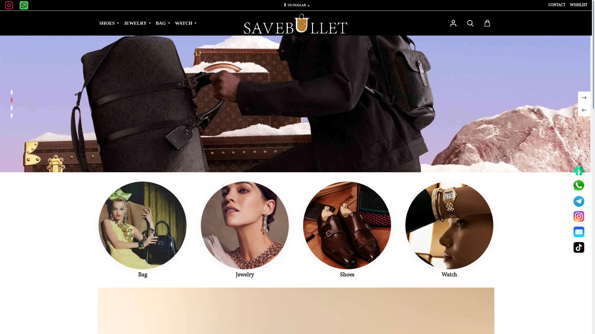 website screenshot of https://kprisce-lux.com/