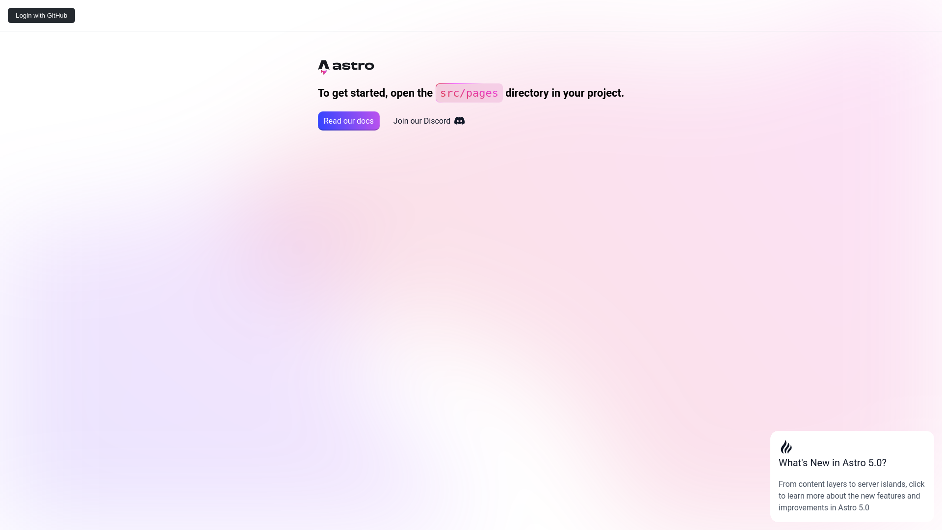 website screenshot of https://test-astro-8vr.pages.dev/