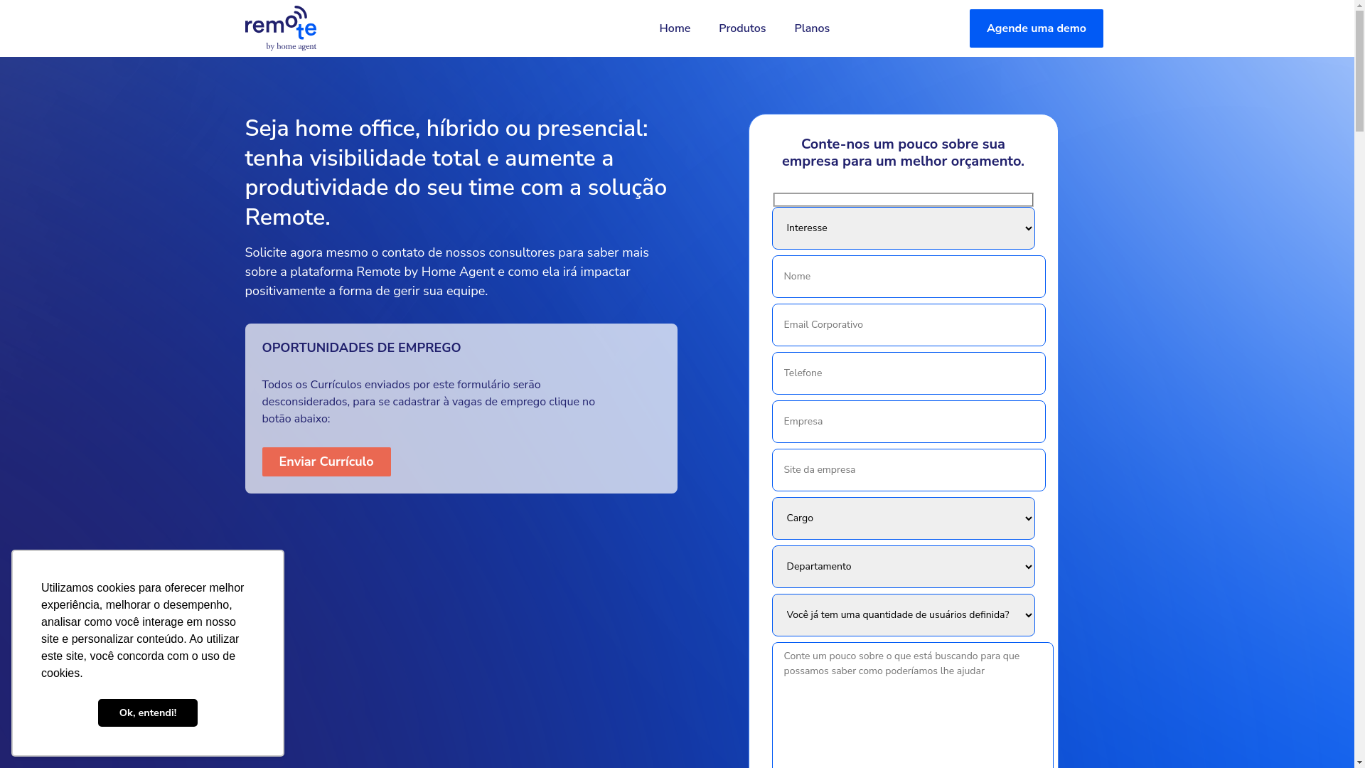 website screenshot of https://www3.homeagent.com.br/go?nt=yoehsWgLSKu9elP5tlD7ww