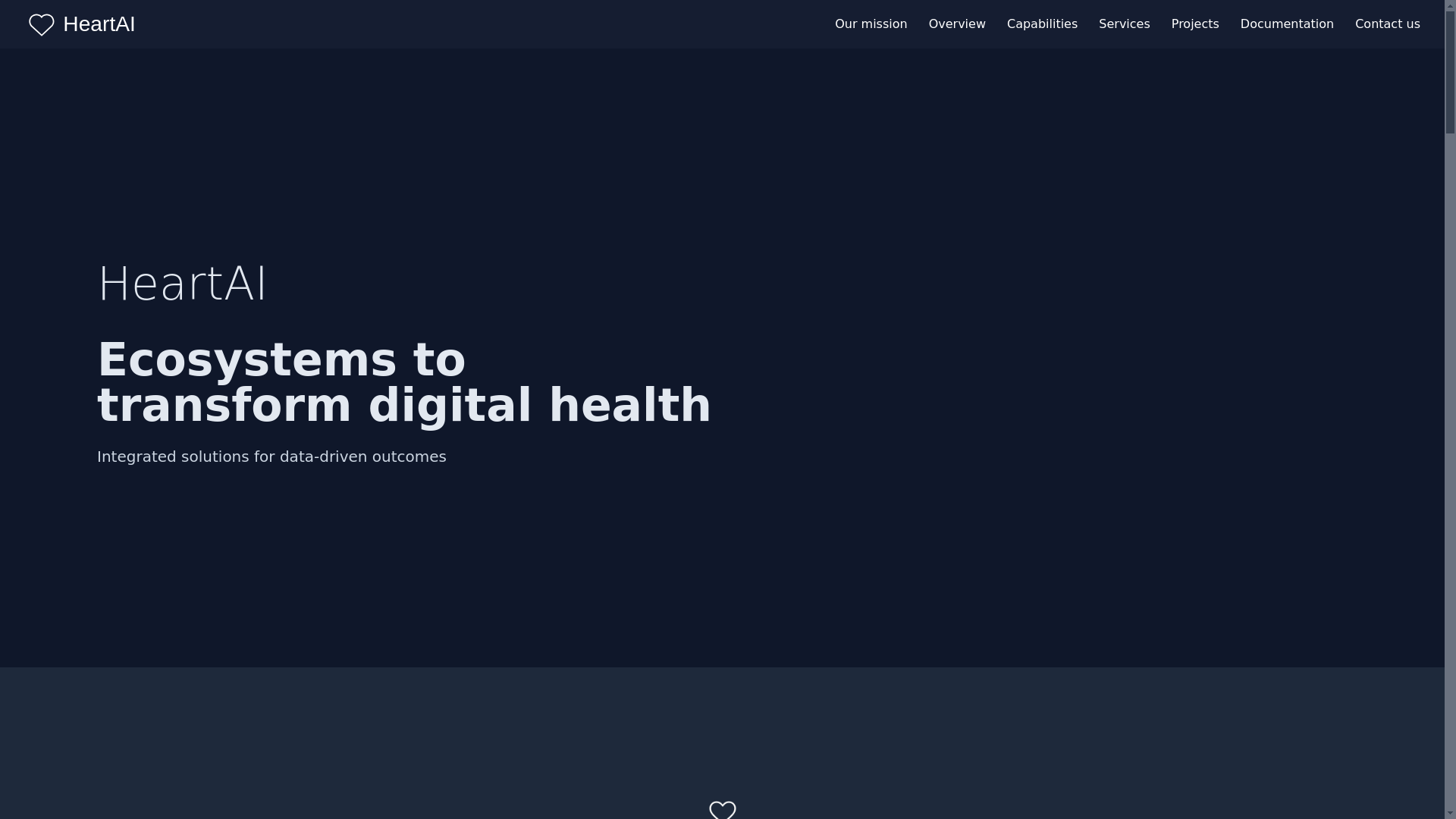 website screenshot of https://heartai.pages.dev/