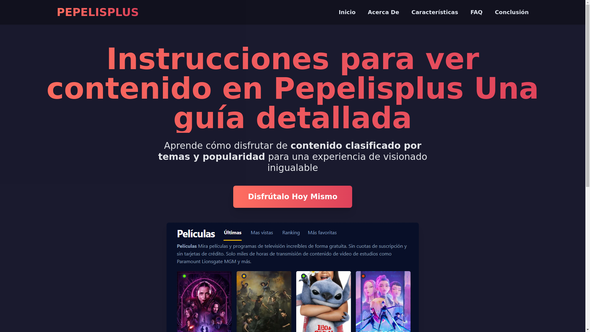 website screenshot of https://pepelisplus-ndve.pages.dev/