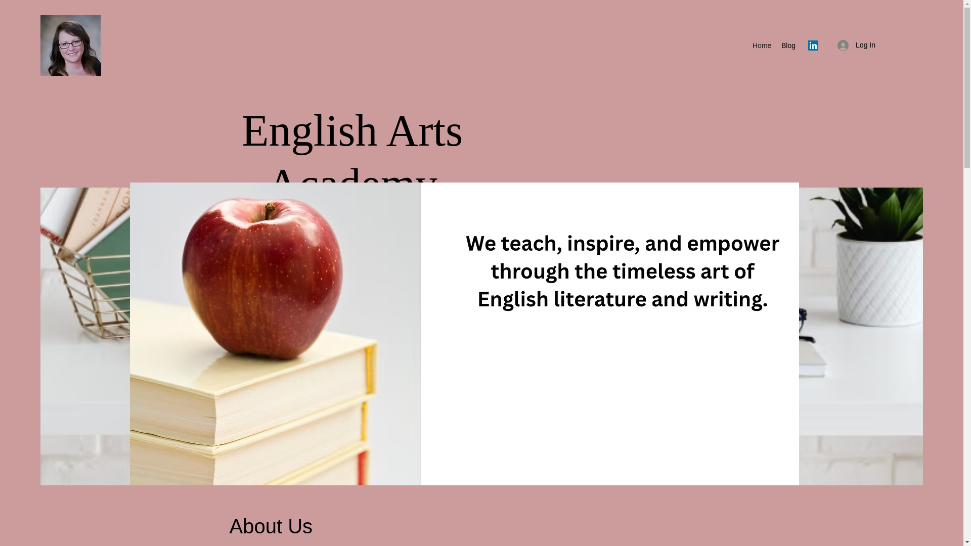 website screenshot of https://englishartsacademy.org/