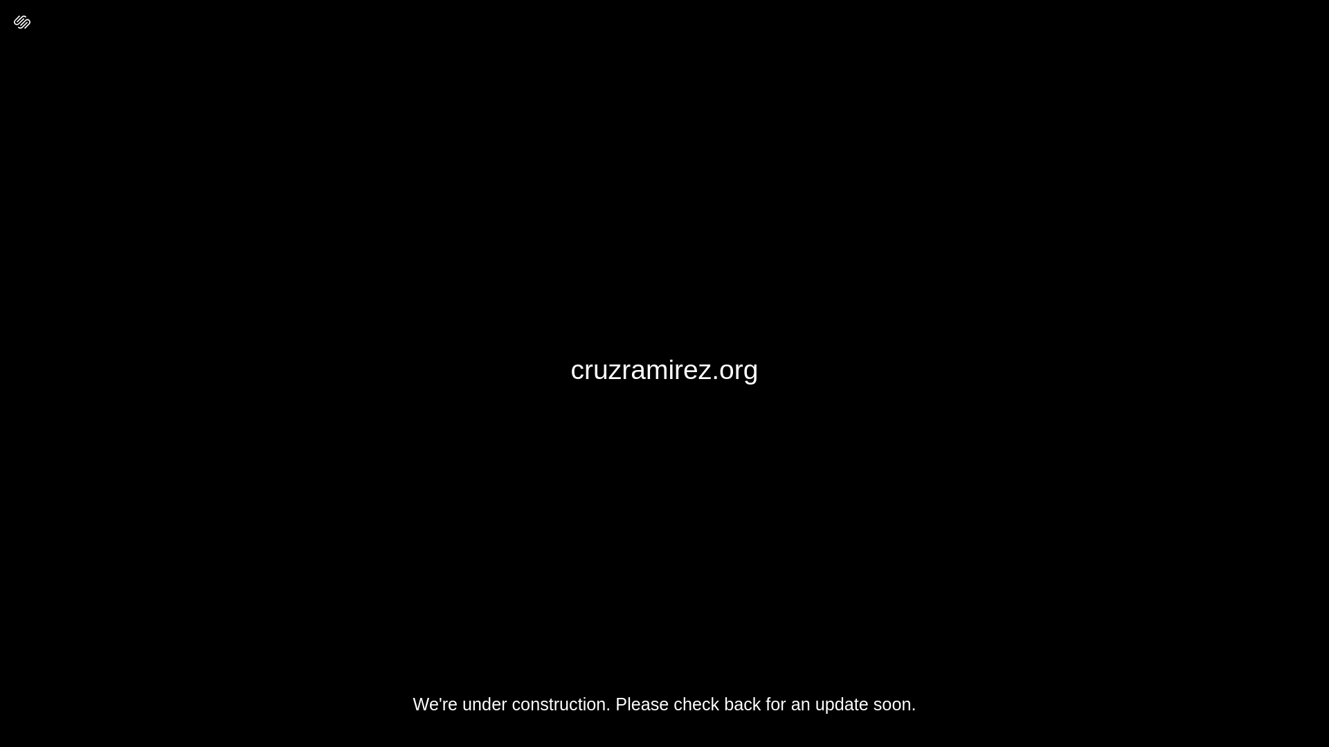 website screenshot of https://cruzramirez.org/