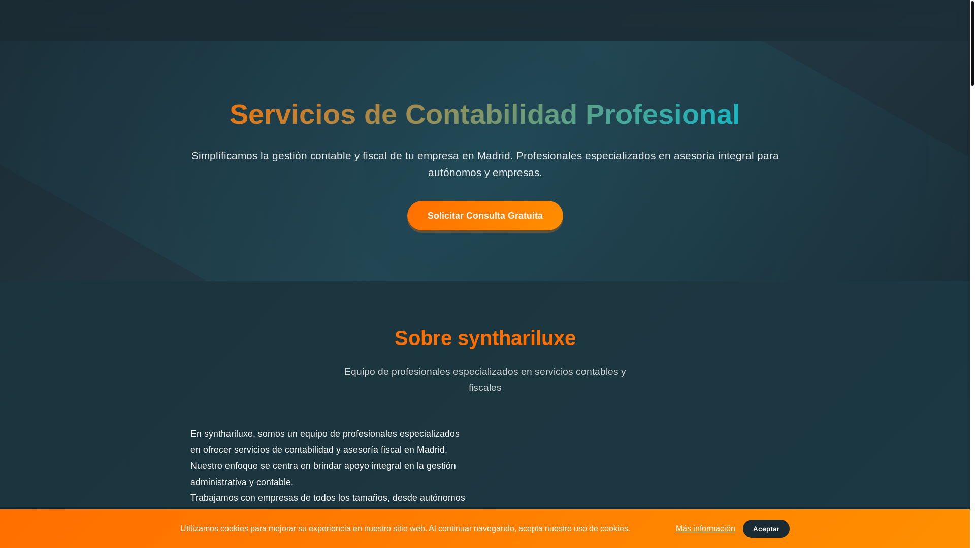 website screenshot of https://synthariluxe.com/