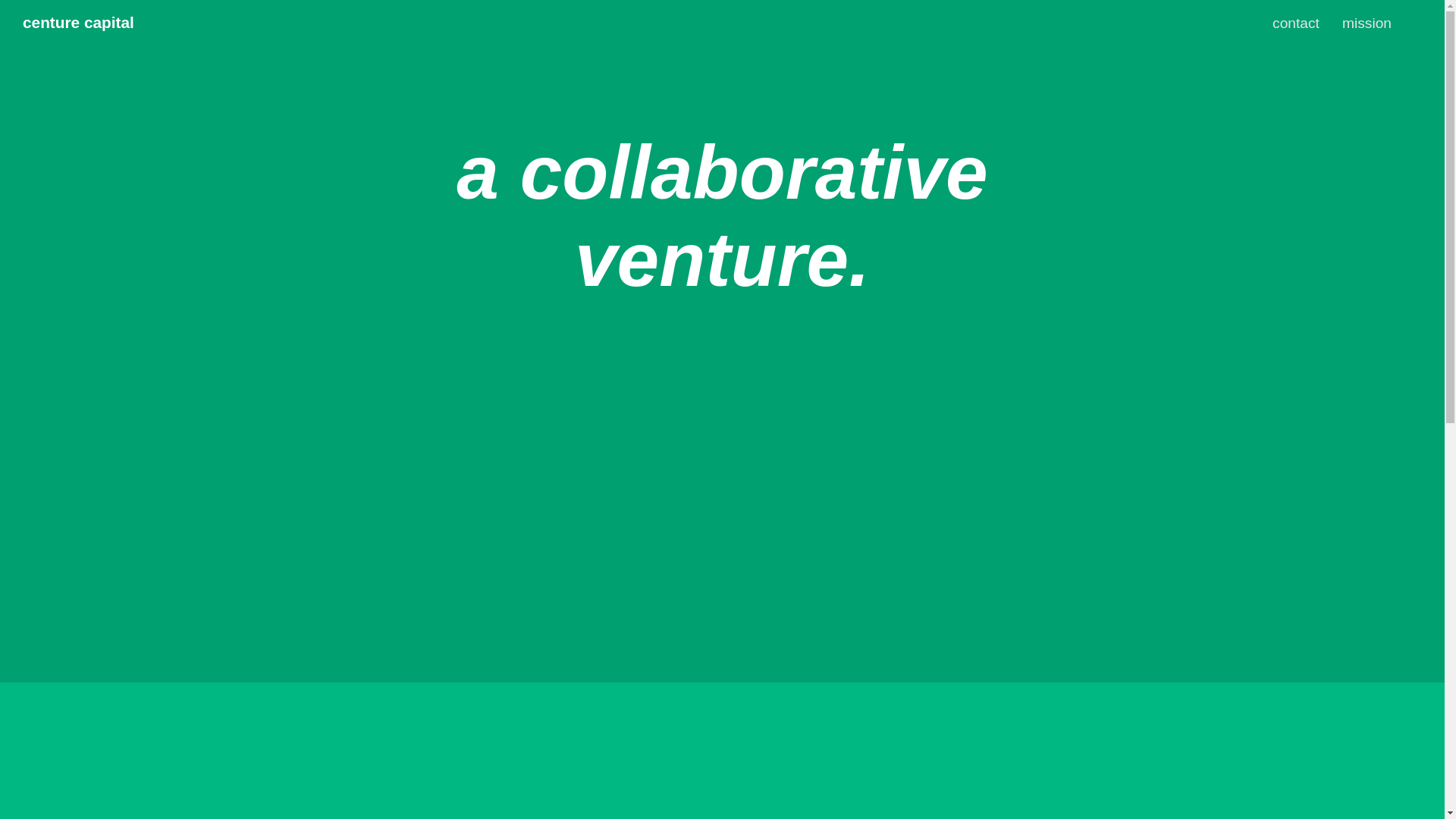 website screenshot of https://centure.capital/
