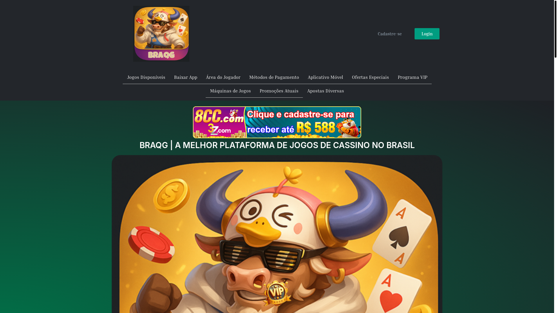 website screenshot of https://braqgaa.com/