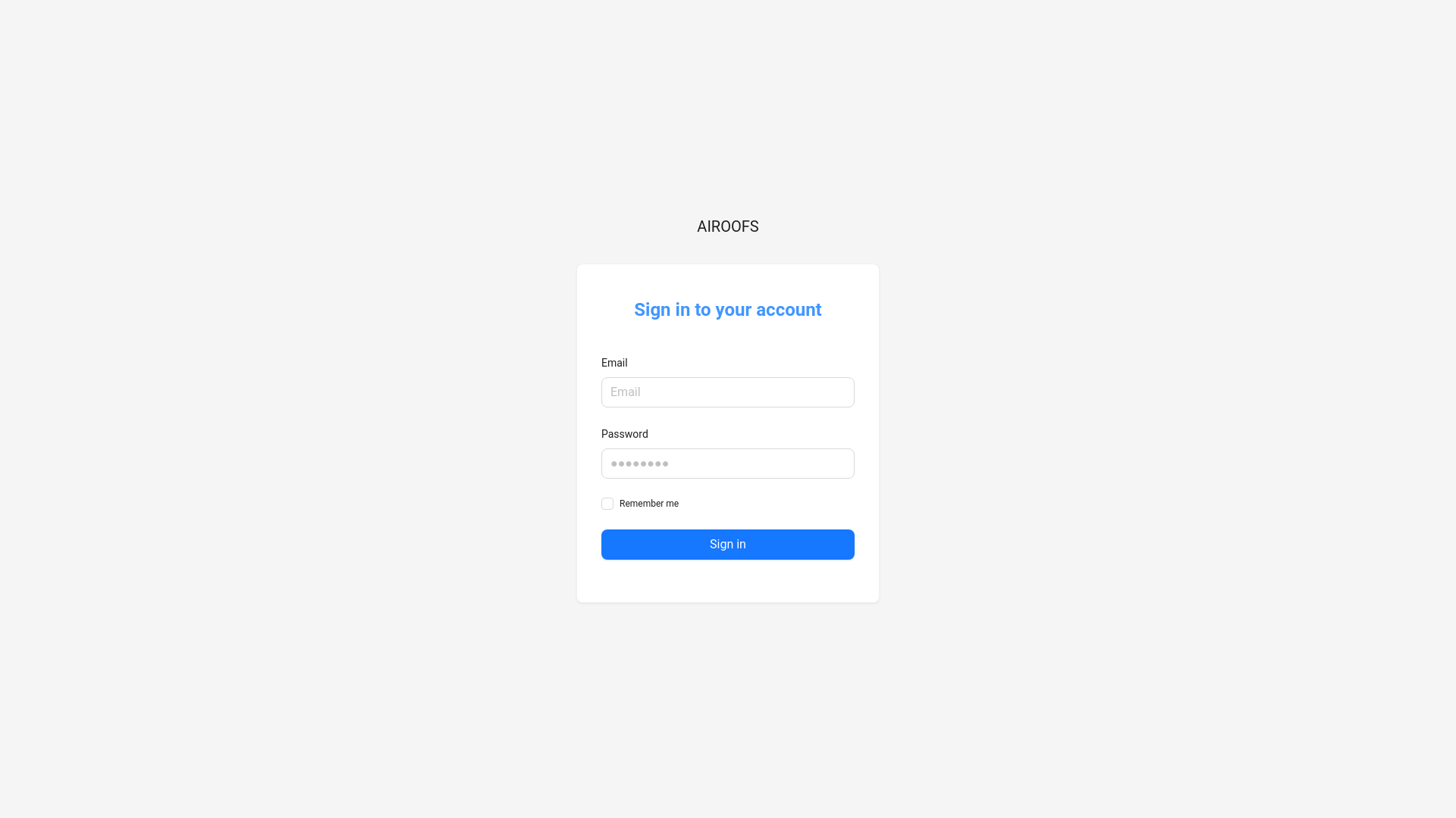 website screenshot of https://airoofs-manager.pages.dev/