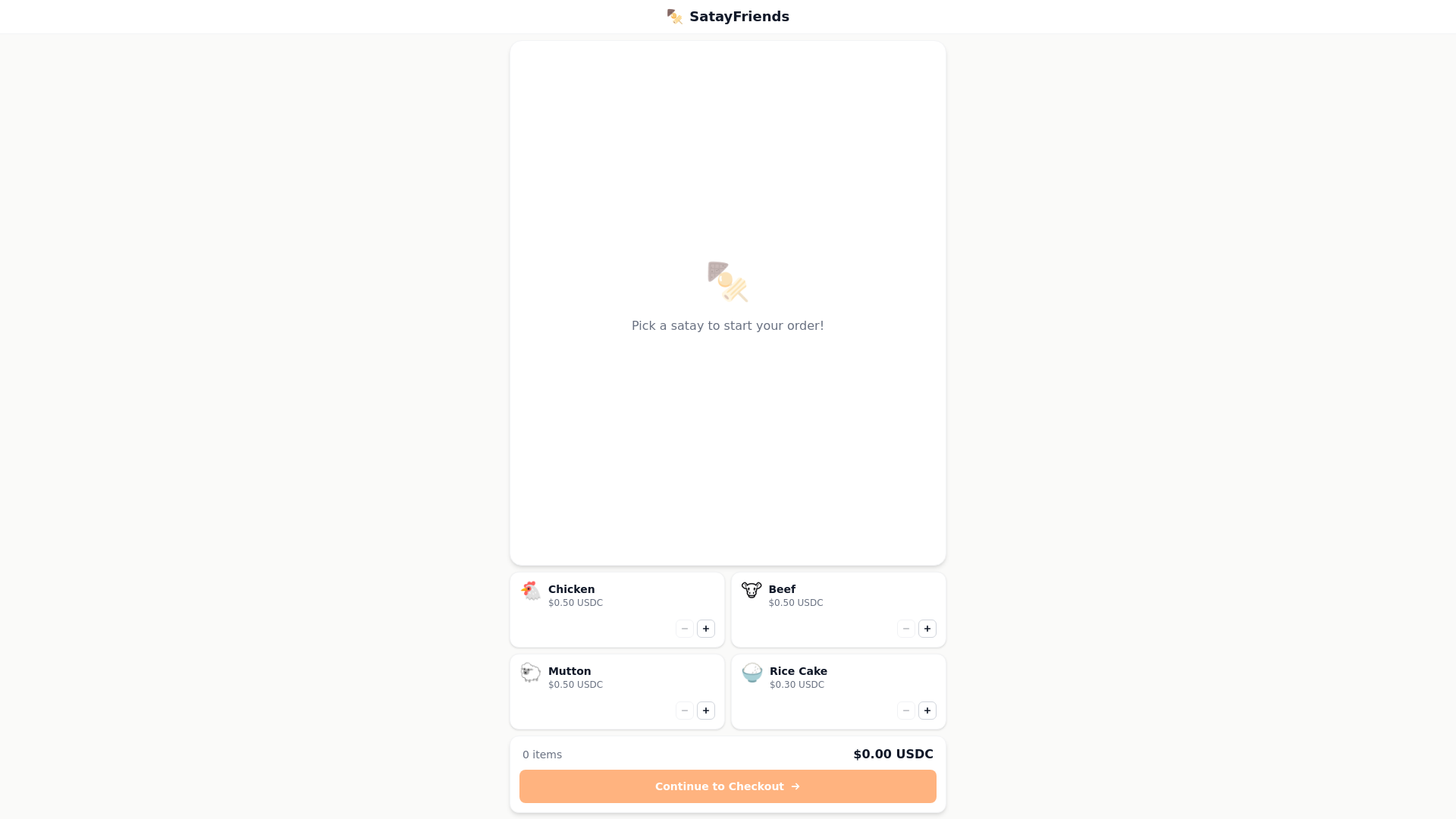 website screenshot of https://satayfriends.pages.dev/