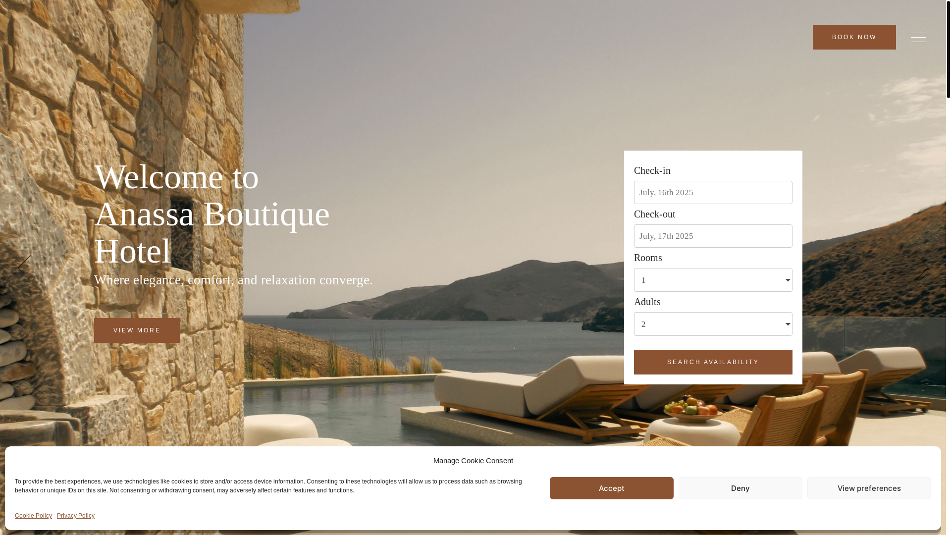 website screenshot of https://elesiaboutiquehotel.gr/