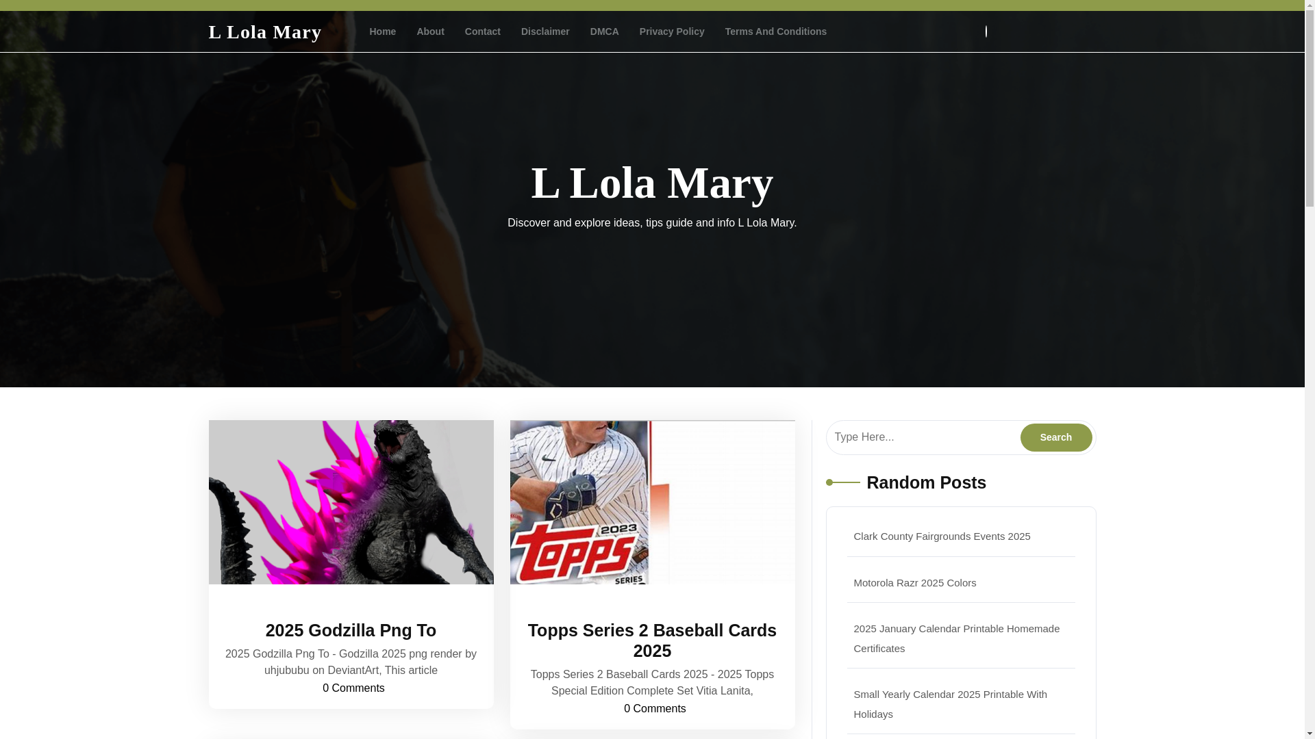 website screenshot of https://llolamary.pages.dev/