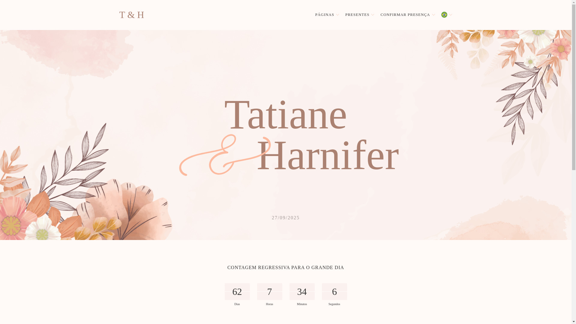 website screenshot of https://tatianeeharnifer.com/