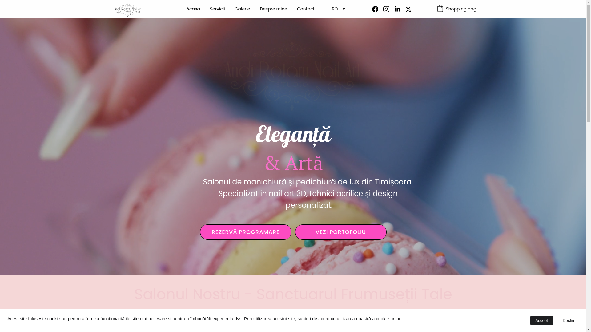 website screenshot of https://andirotaru.ro/