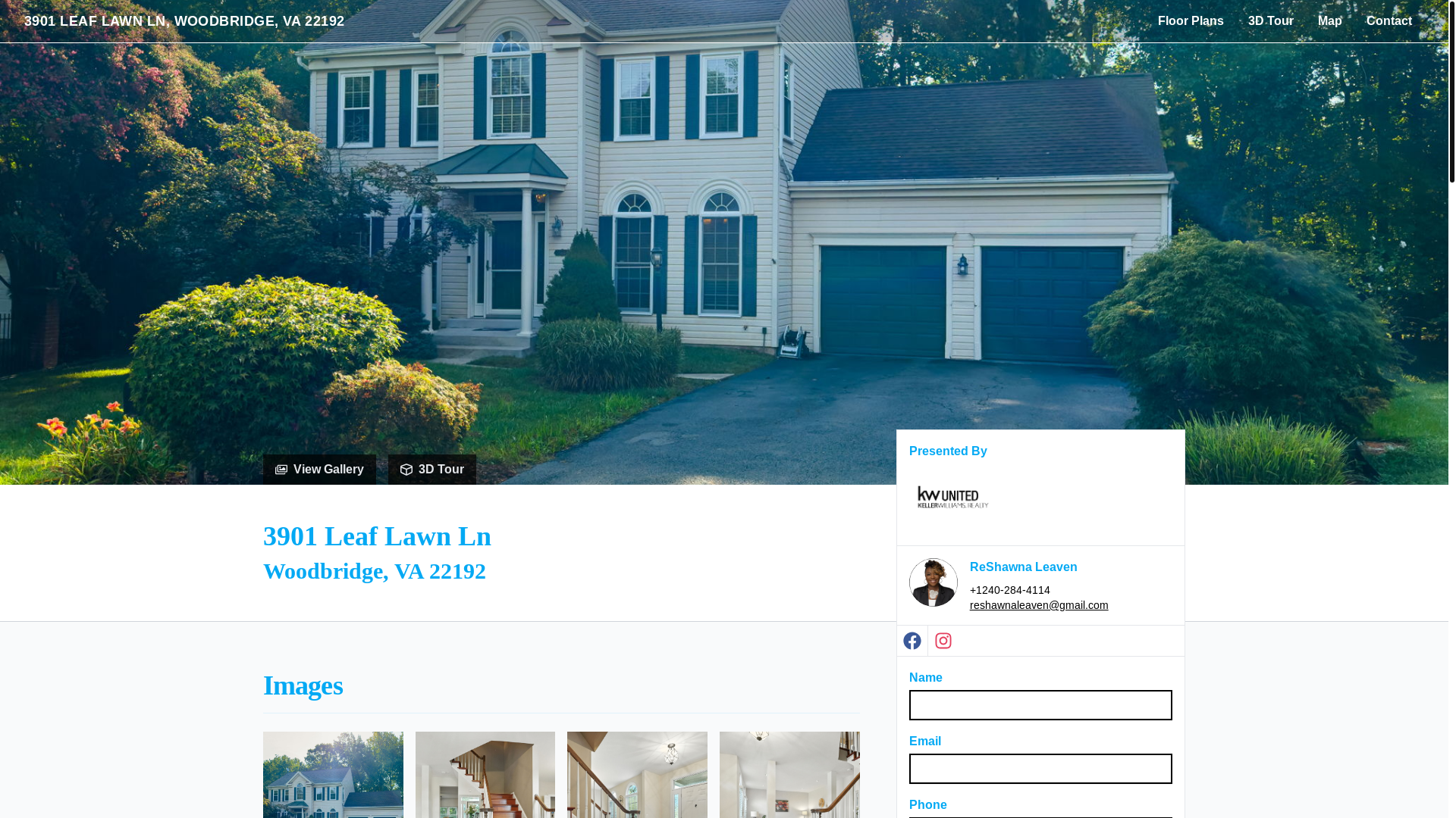website screenshot of https://3901leaflawnln.com/